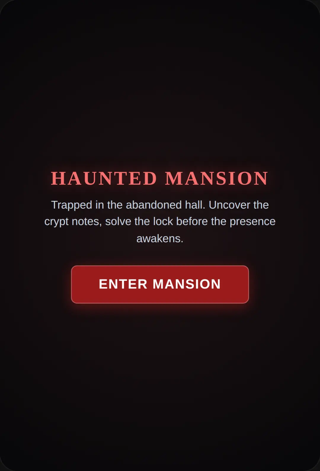 Mansion Escape: Horror Puzzle cover