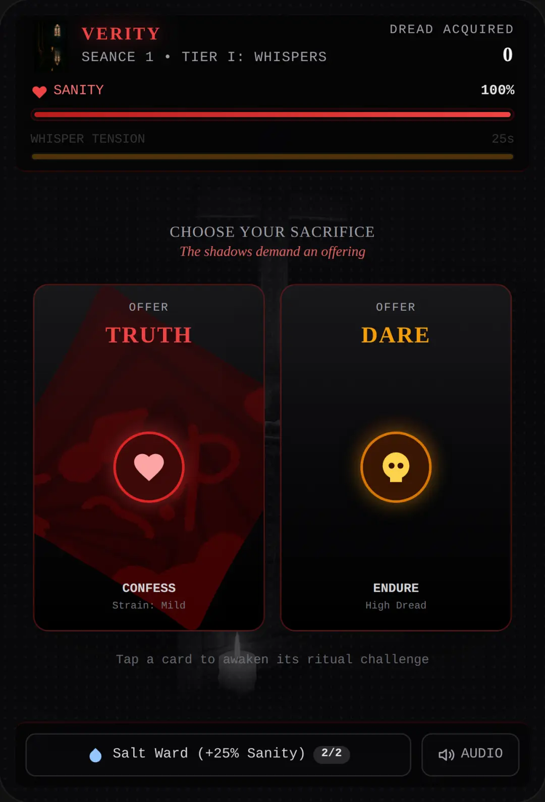 VERITY: Psychological Horror Truth or Dare cover