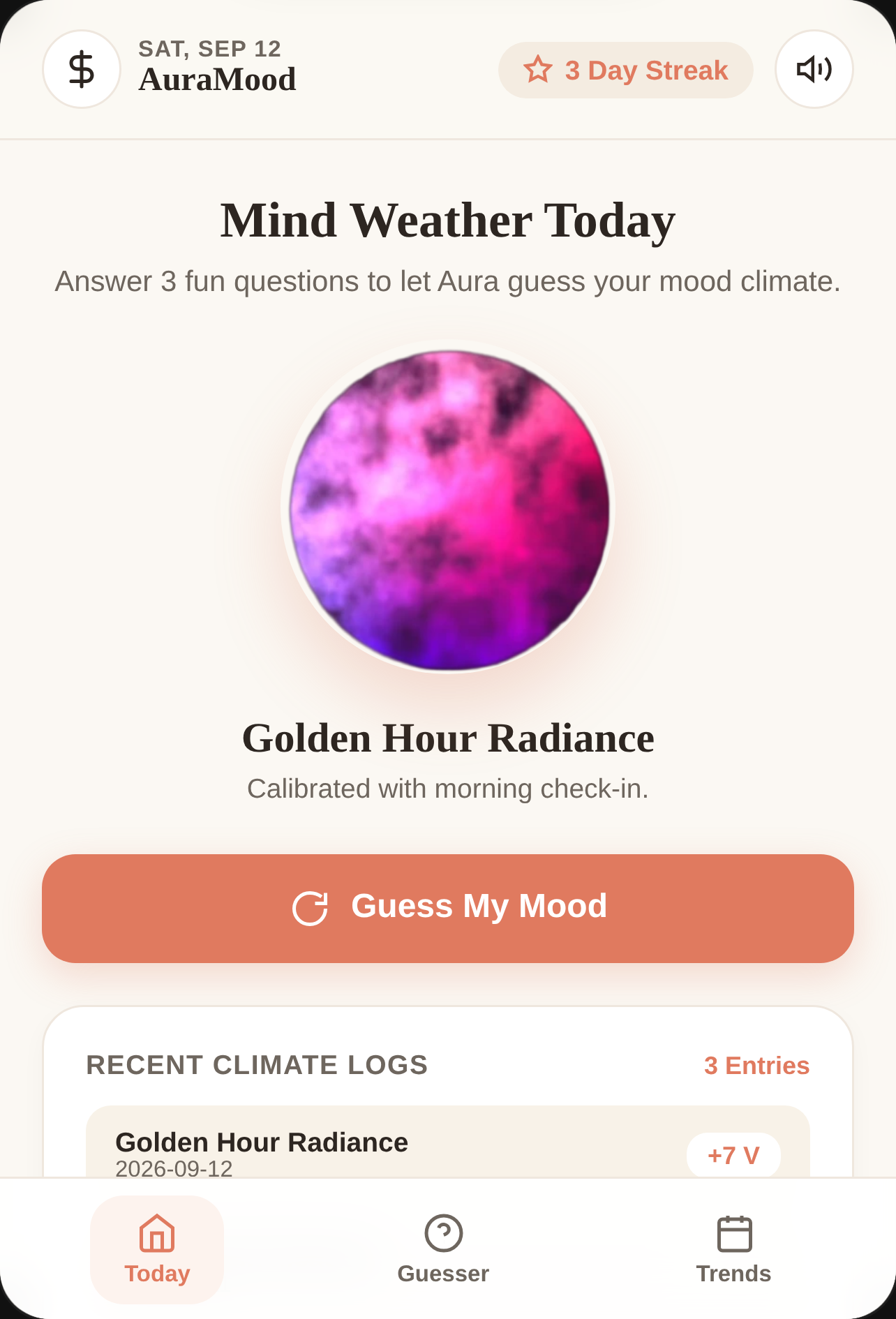 AuraMood - Mind Weather & Mood Guesser cover