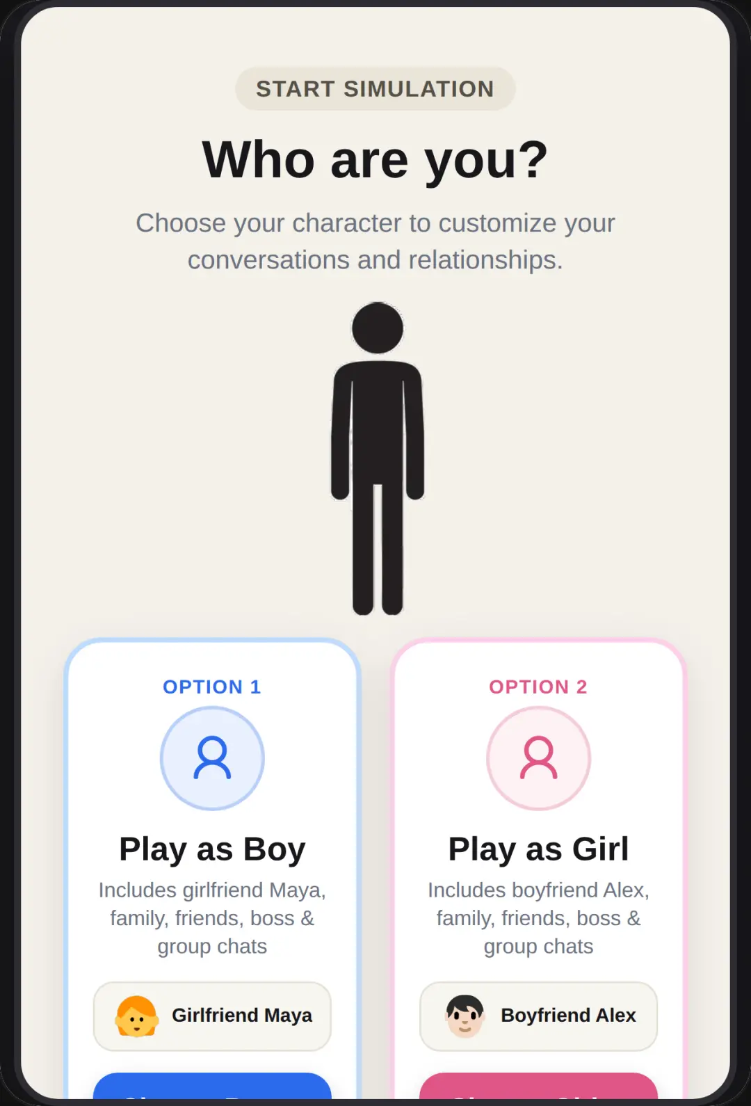 AI Texting Simulator cover