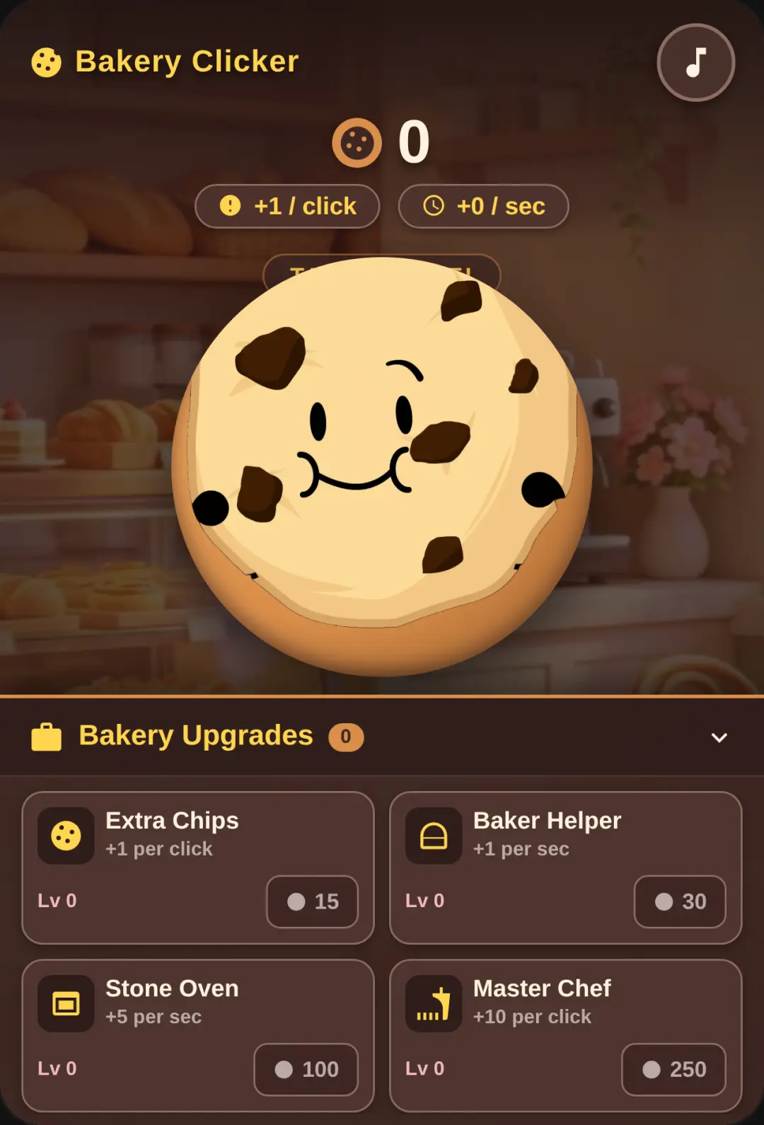Sweet Bakery Clicker cover