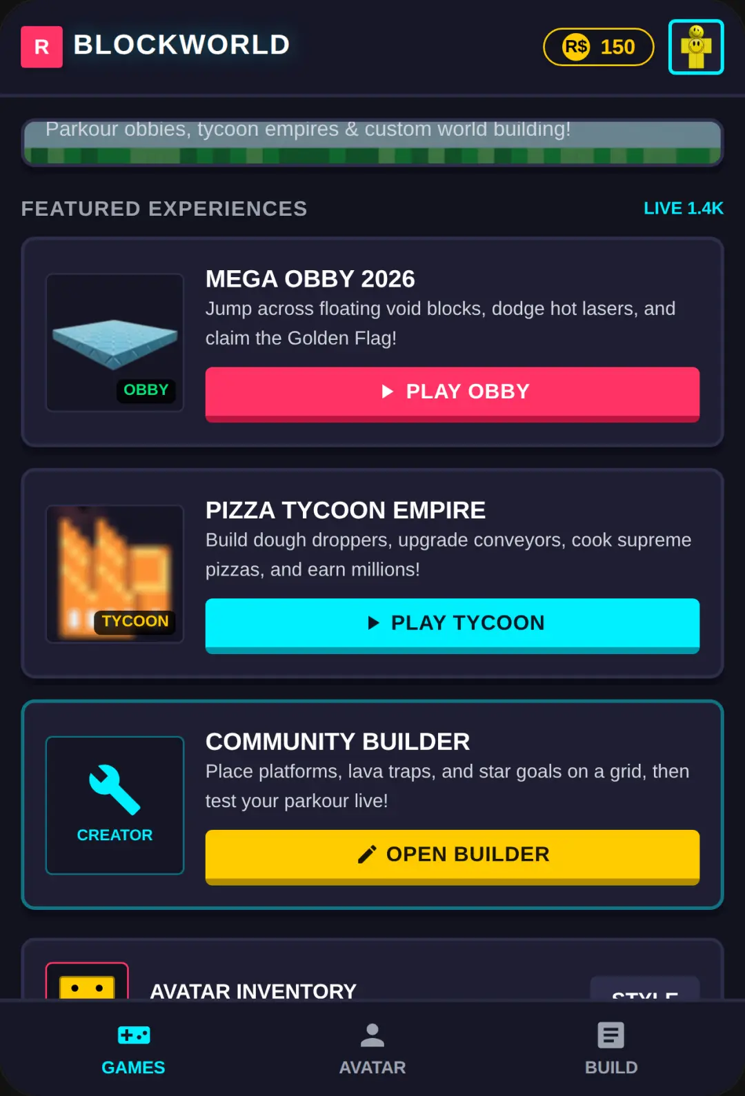 BlockWorld - Robloxia Arcade cover