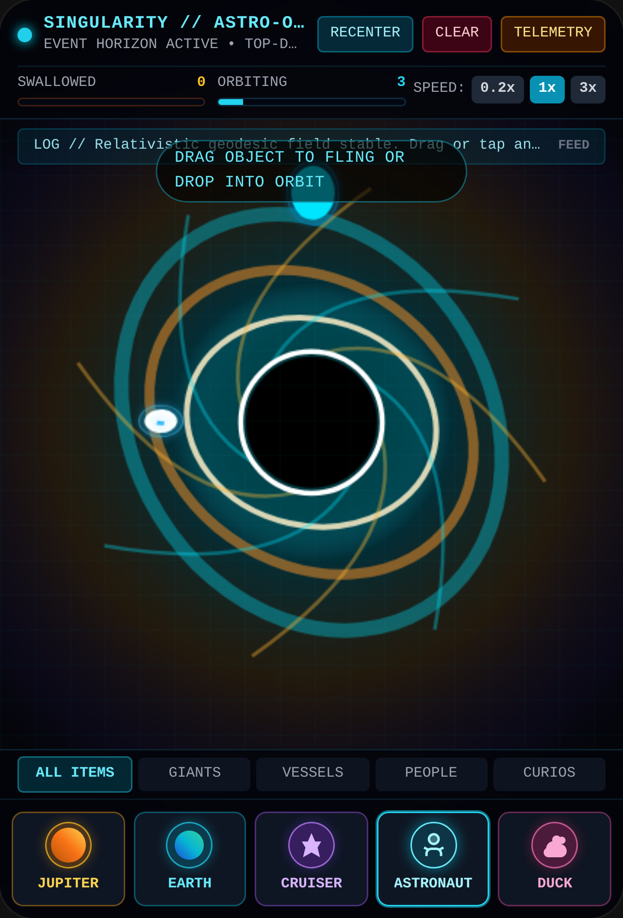 Singularity: Black Hole Physics Sandbox cover