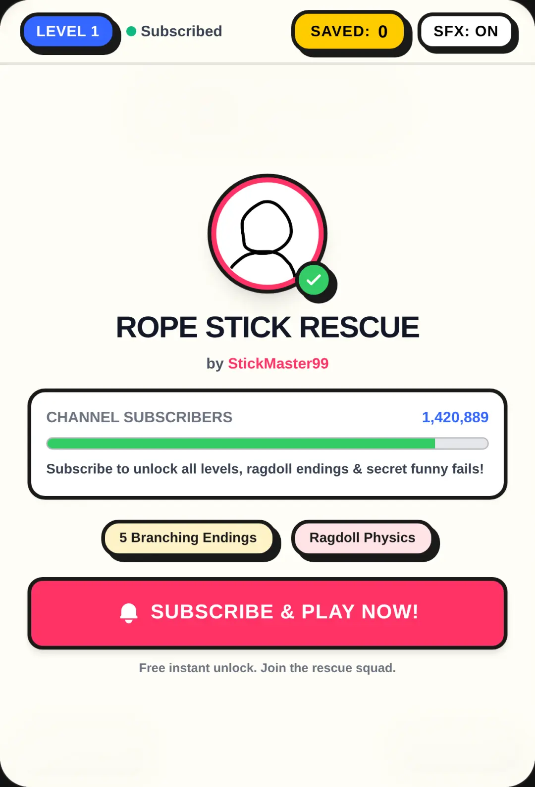 Rope Stick Rescue cover