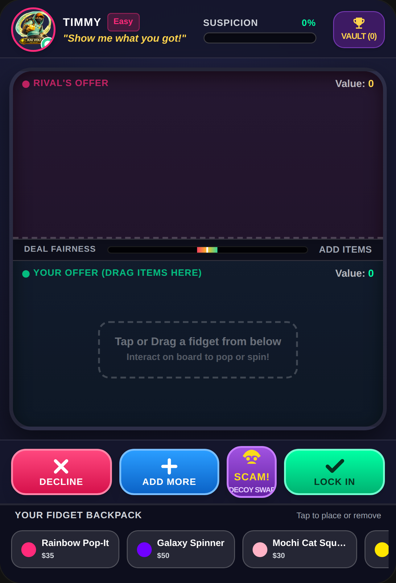 Fidget Trading: Scam Master cover
