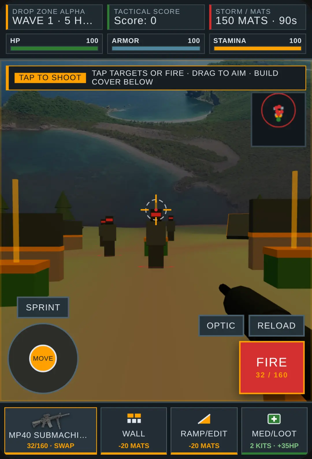 DROP ZONE: TACTICAL ISLAND pls follow me I am new plssssss cover