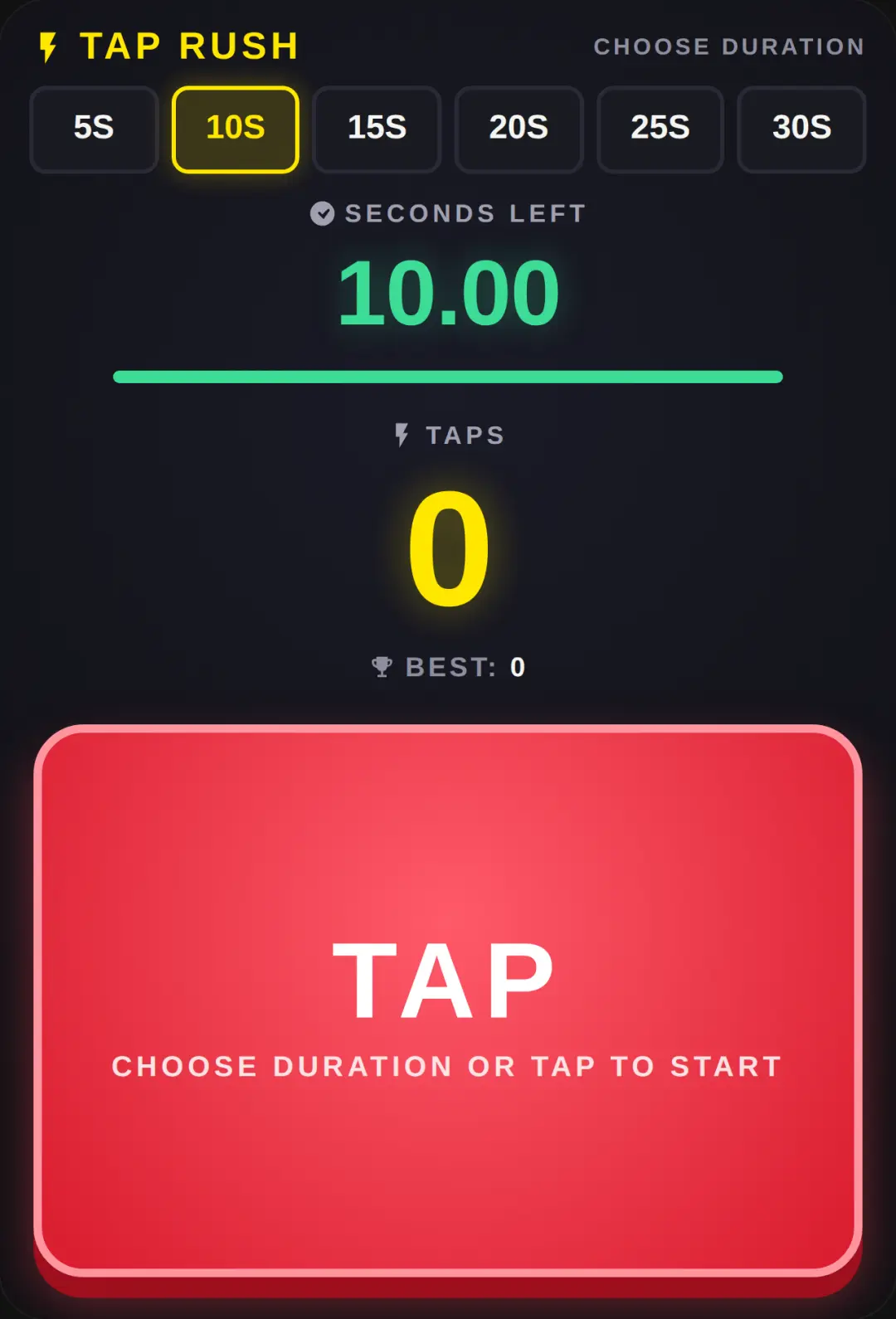 TAP RUSH cover