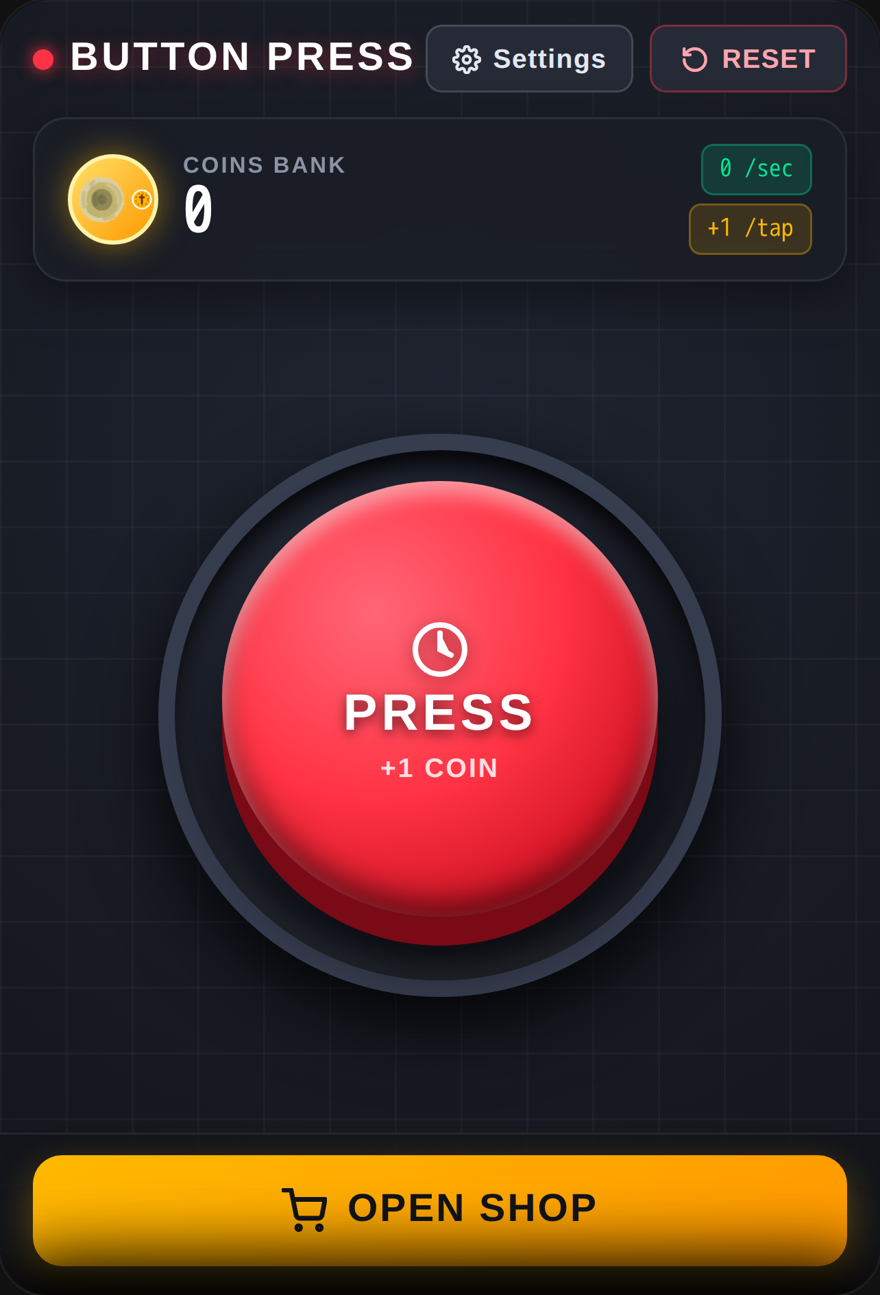 Button press cover