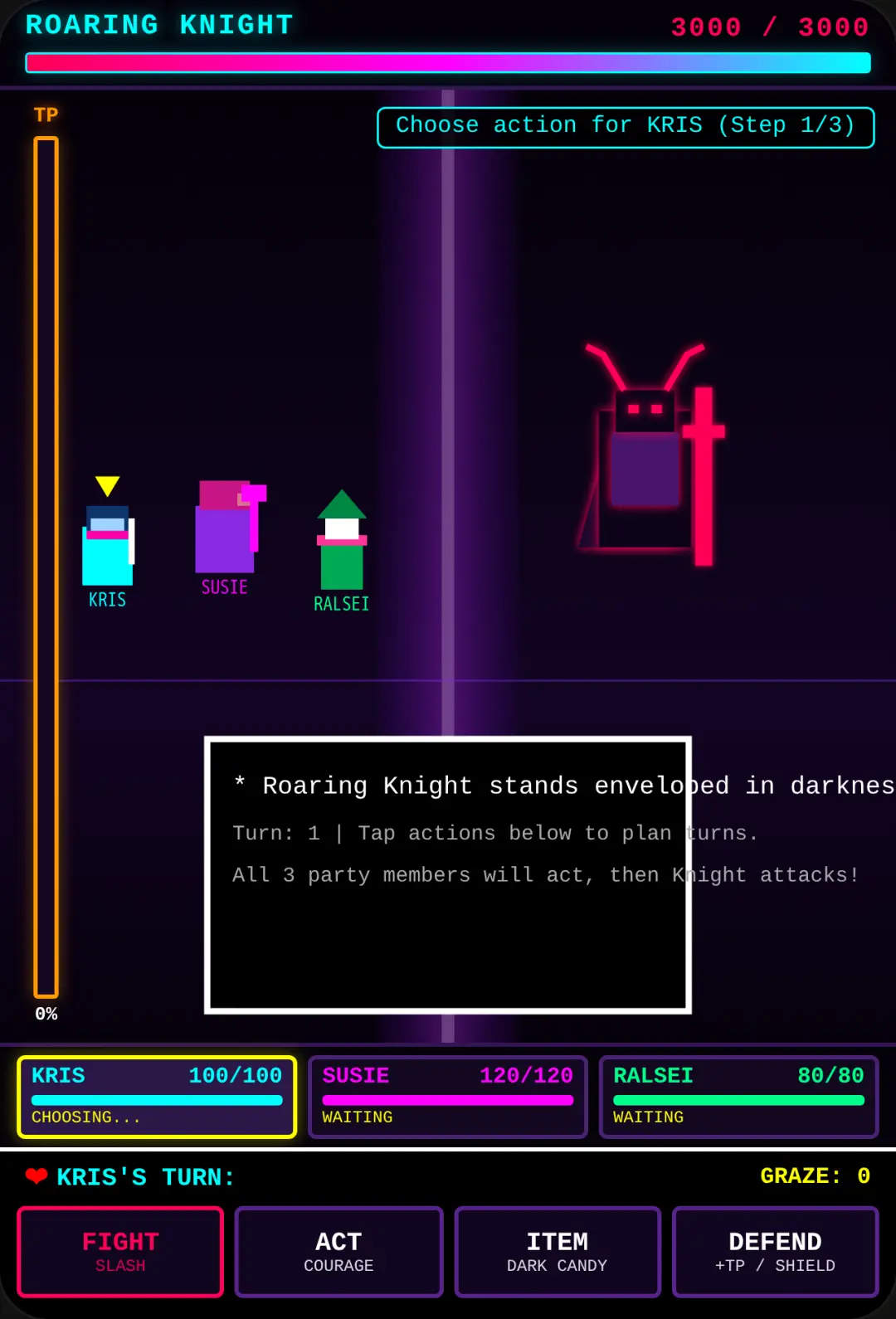 Roaring Knight - Deltarune Battle cover