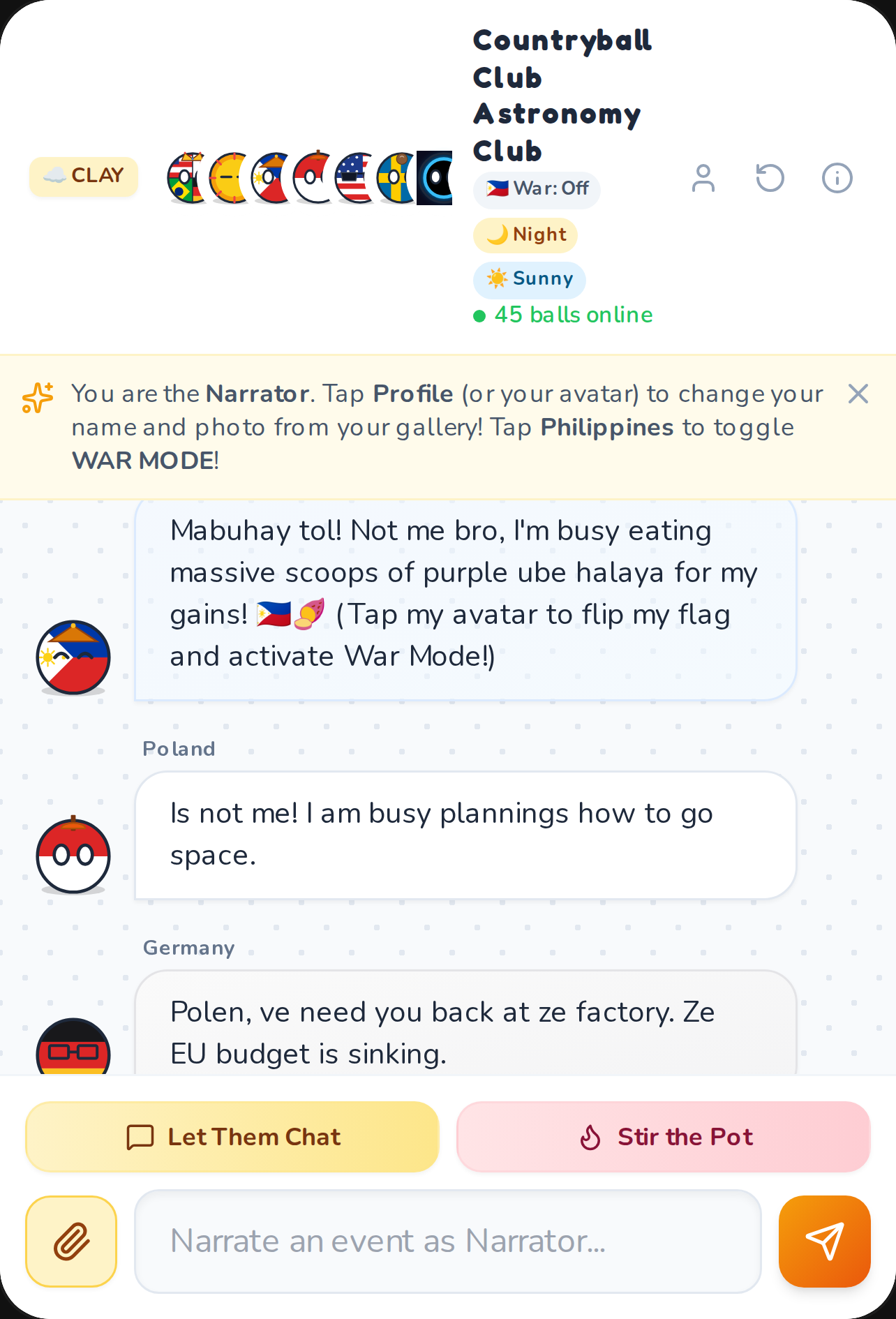 Countryball Narrator GC:A Doom has Awaited cover