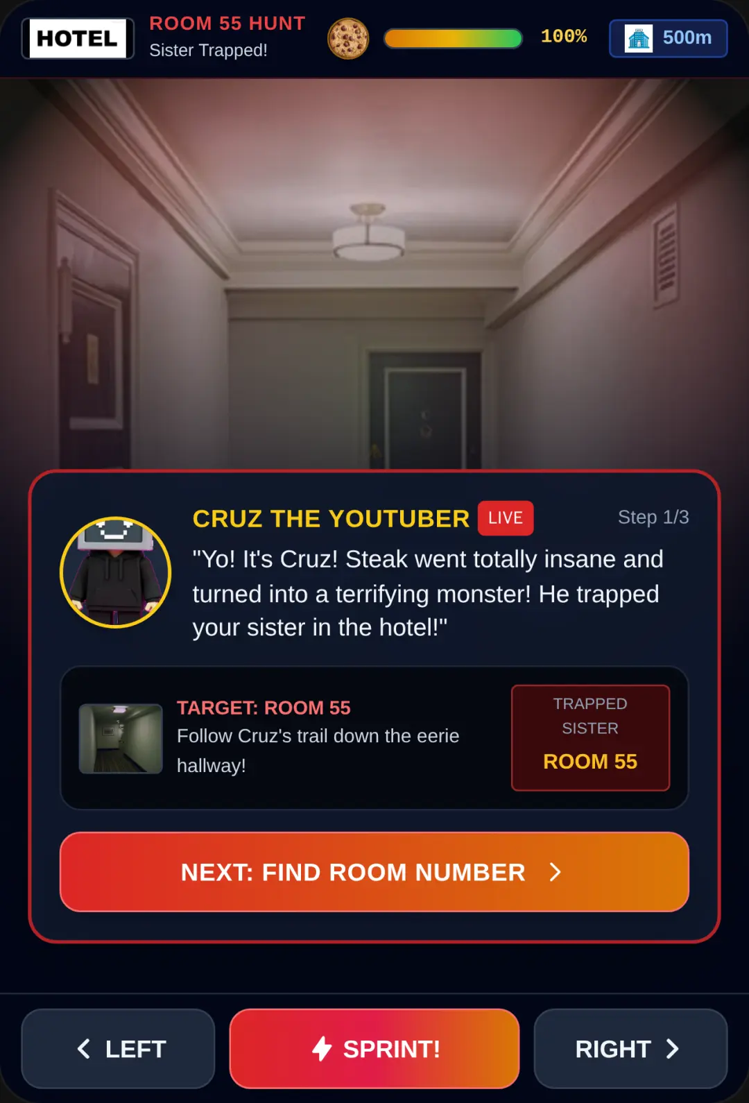 Scary Steak Hotel: Room 55 Escape cover