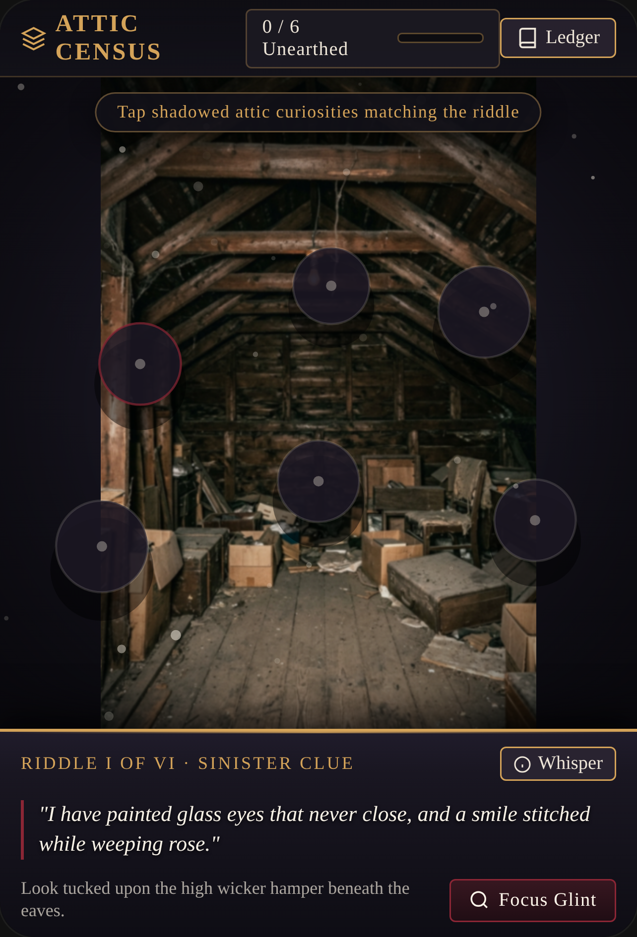 Cursed Attic Inventory - Occult Archive cover