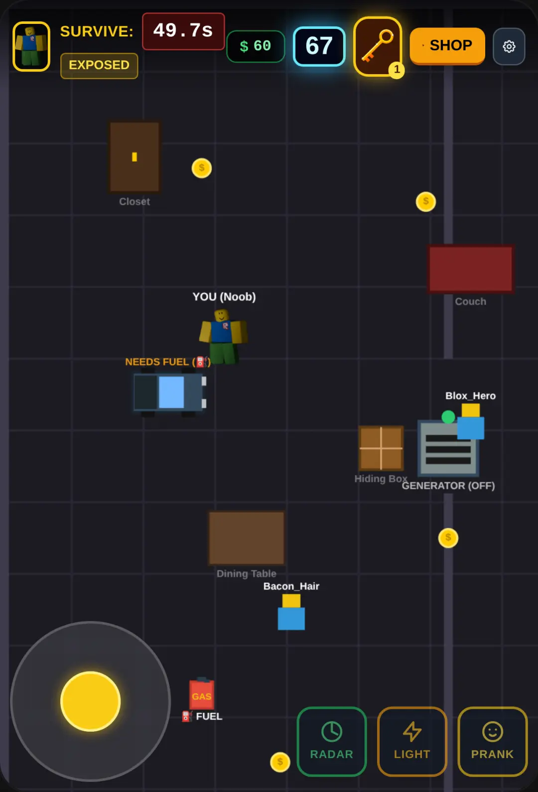 Roblox Hide and Seek: Survive The Seeker cover