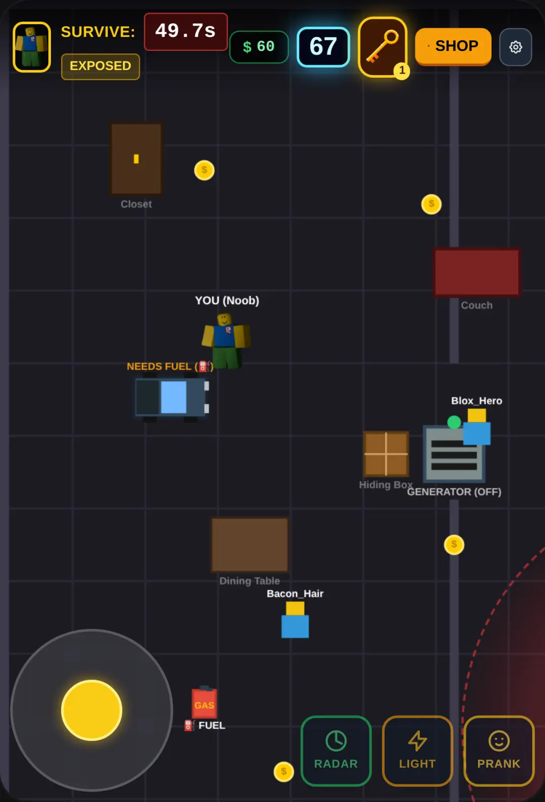 Roblox Hide and Seek: Survive The Seeker cover