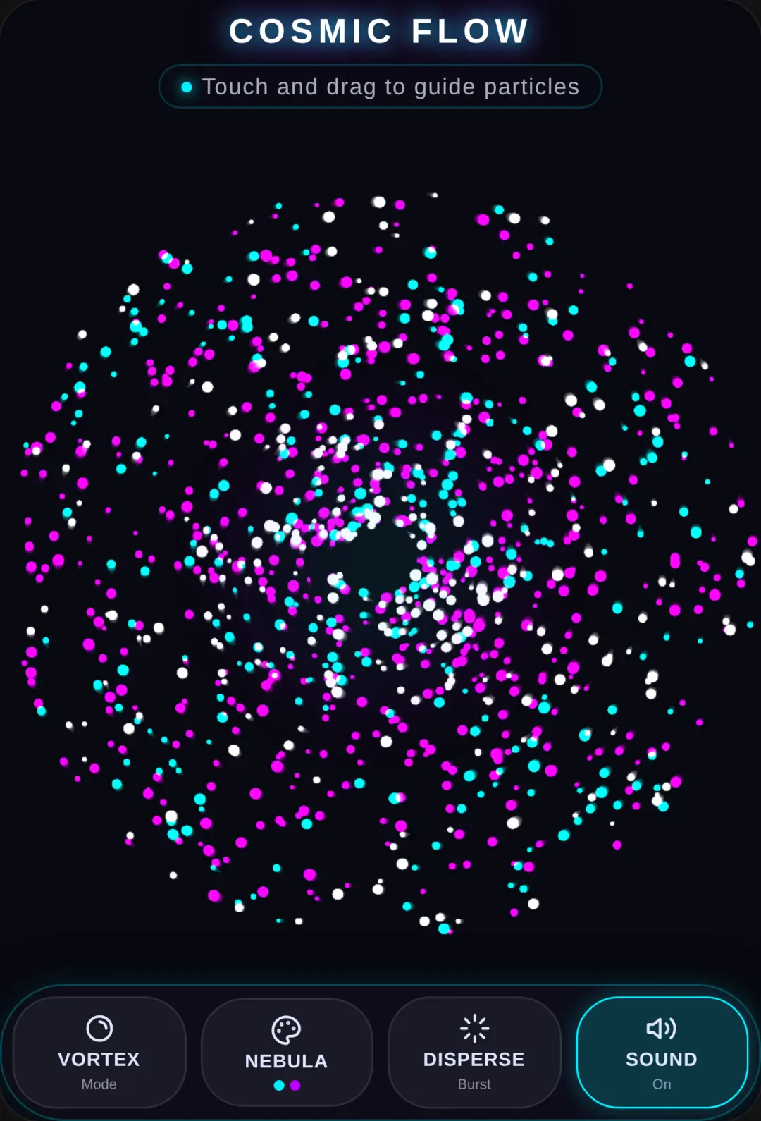 Neon Particle Flow cover