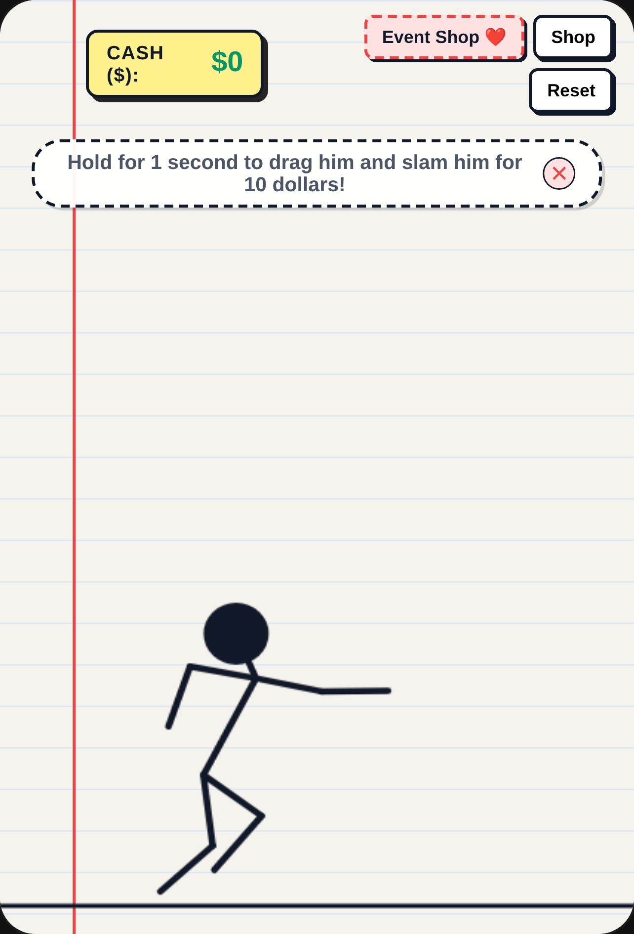 Beat Up The Annoying Stickman - Update4 cover