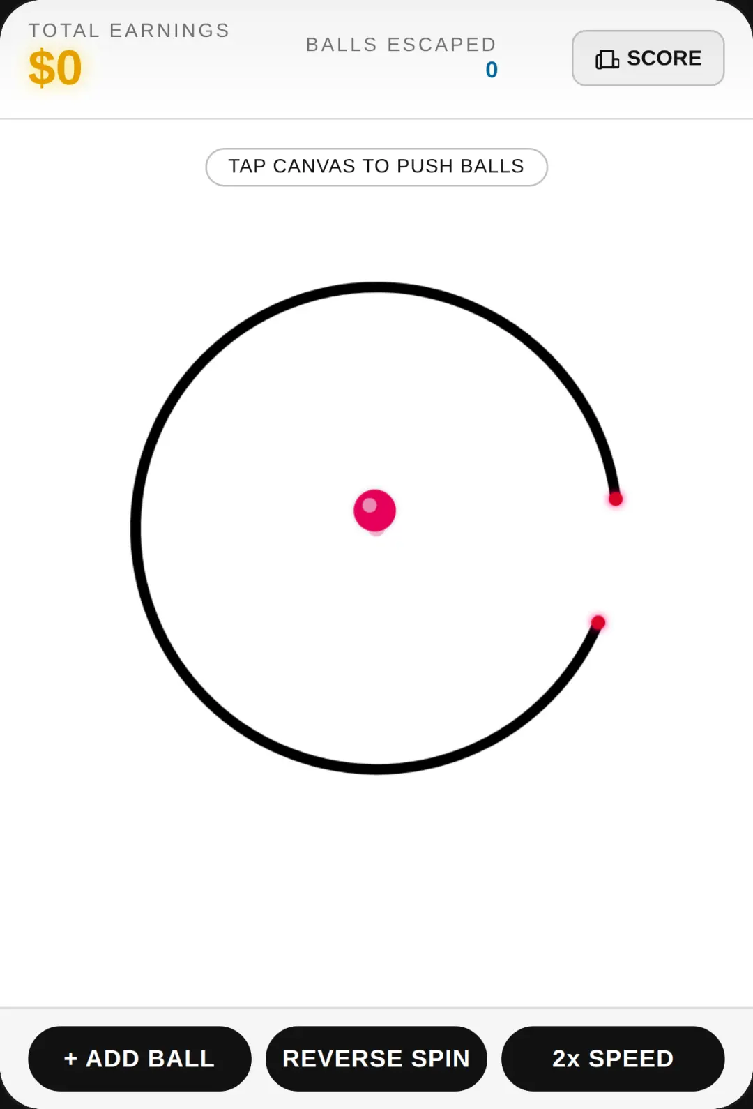 Spin Escape Ball cover