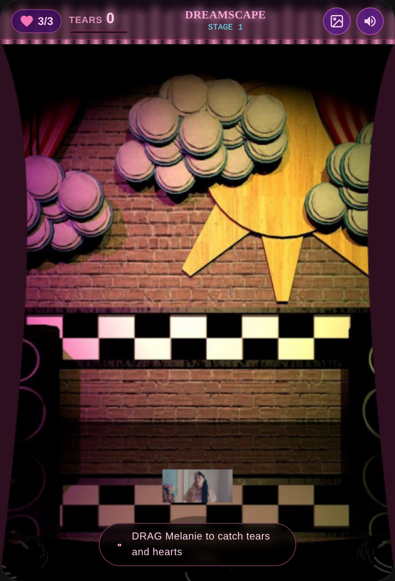 Melanie's Dreamscape Stage but don't lose cover
