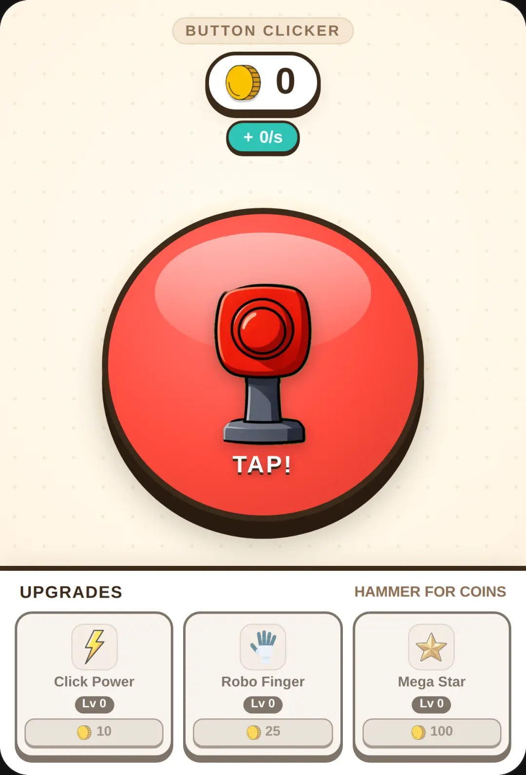 BUTTON CLICKER [WIP PROJECT!] cover