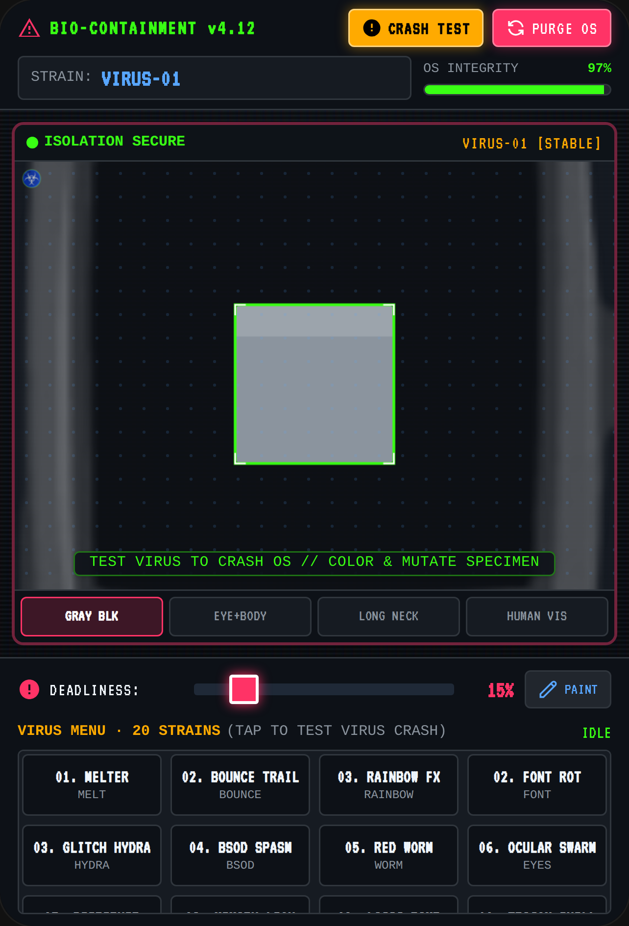 CYBER-BIO SPECIMEN // MALWARE LAB cover