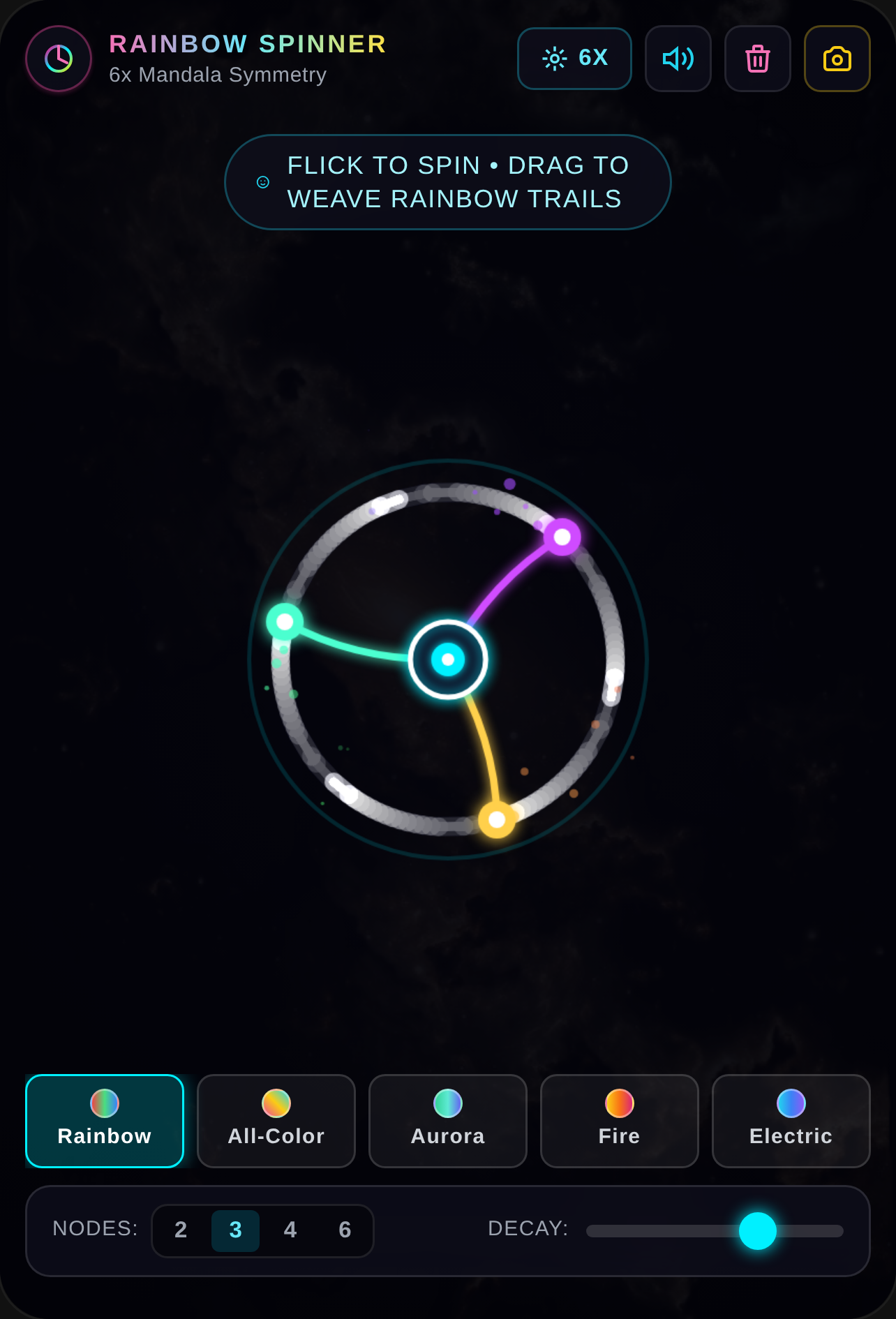 Rainbow Glowing Spinner cover