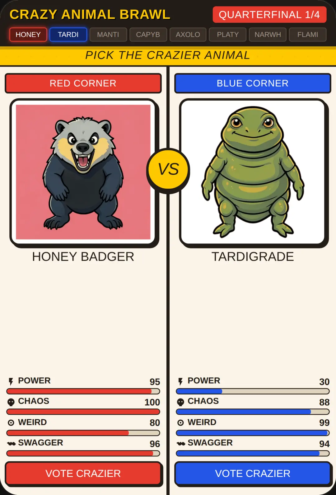 Crazy Animal Brawl — Ultimate Tournament cover