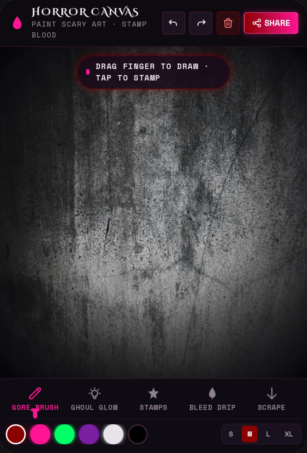 Horror Canvas - Scary Art Studio cover