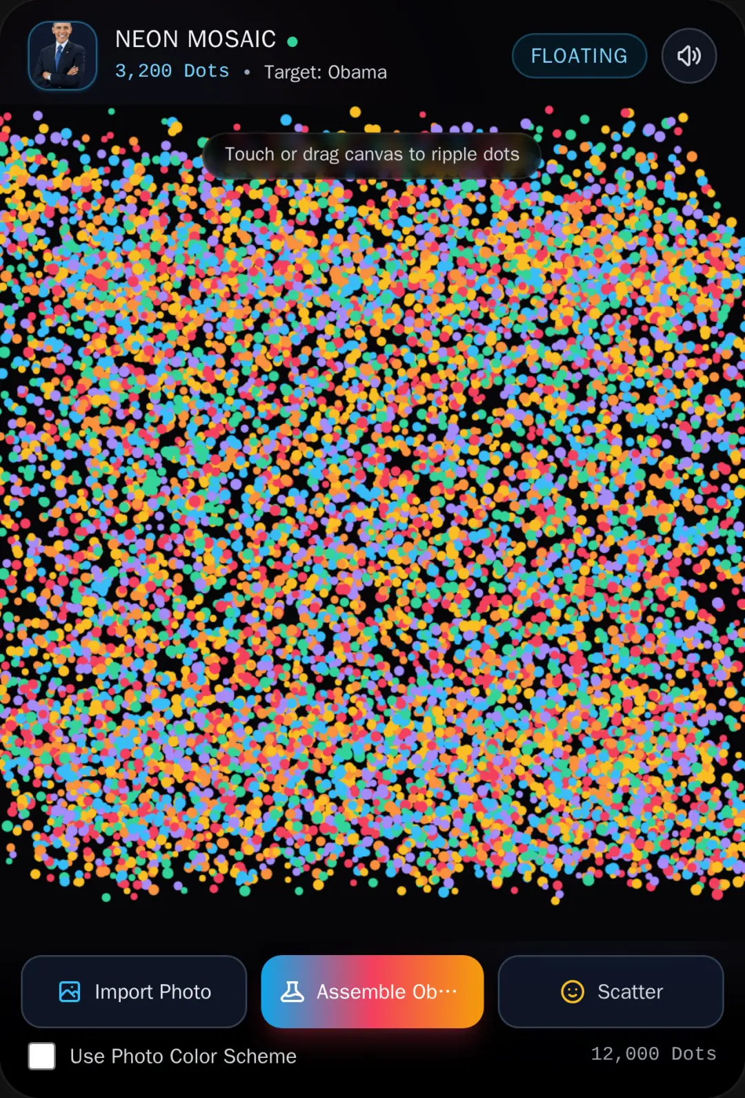 Neon Mosaic - Dot Transformation cover