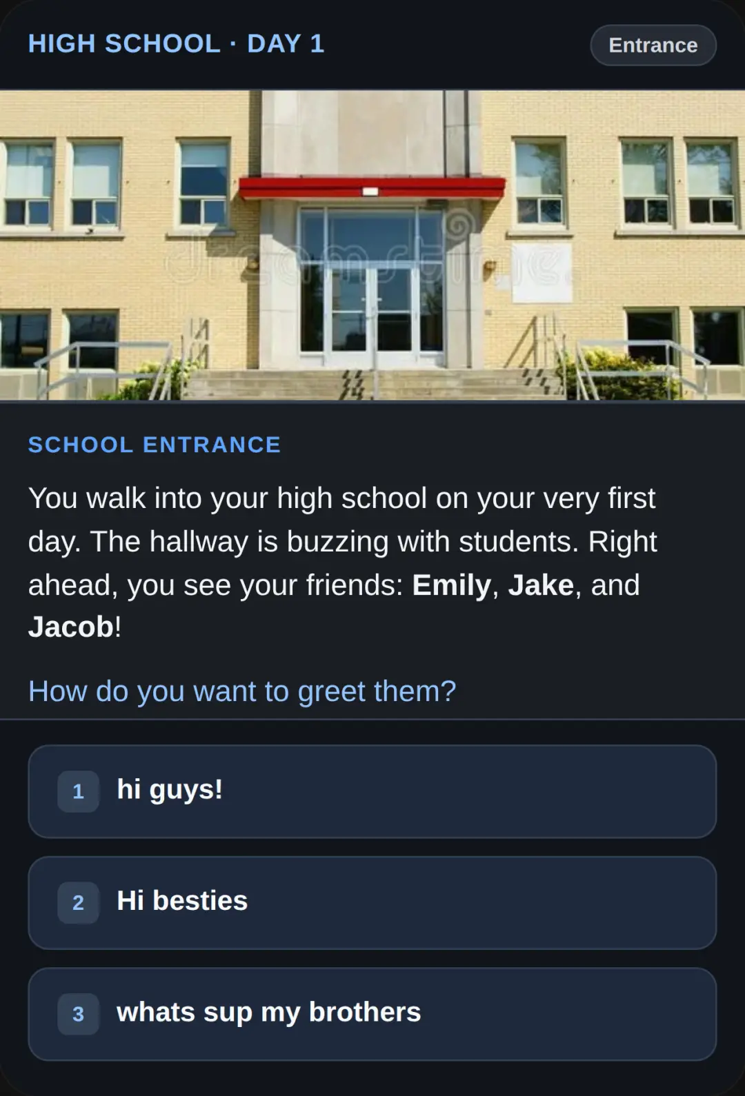 First Day of High School cover
