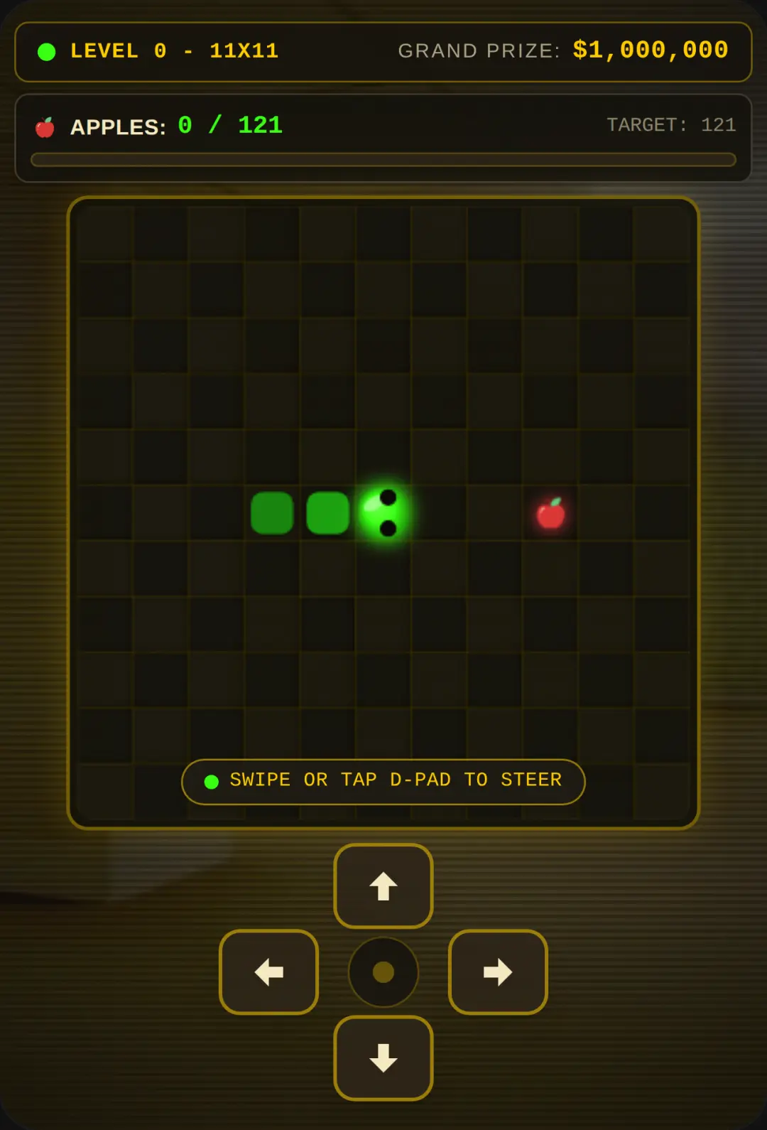Backrooms 11x11 Snake — $1M Prize Challenge cover