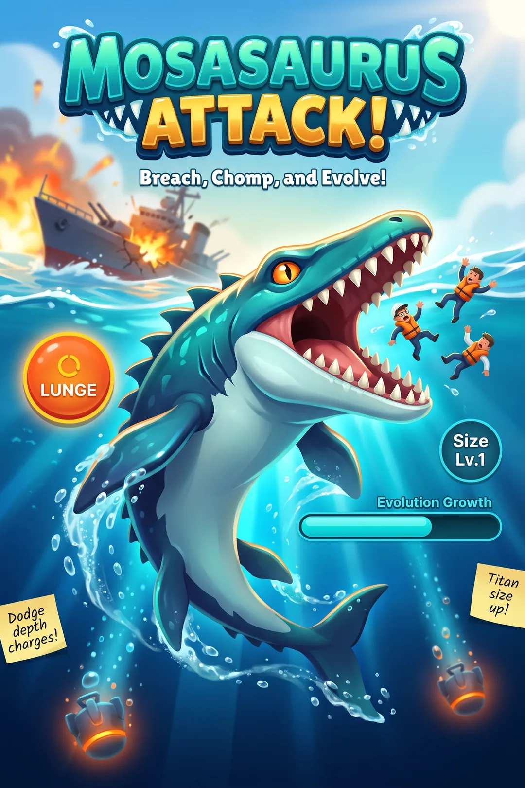MOSASAURUS ATTACK!