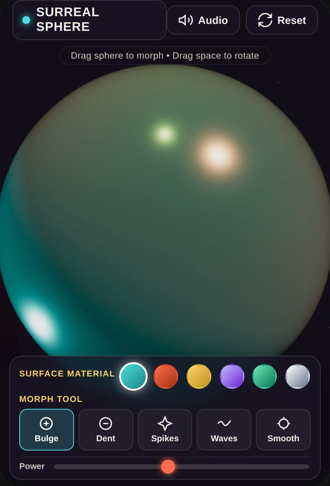 Surreal 3D Sphere cover