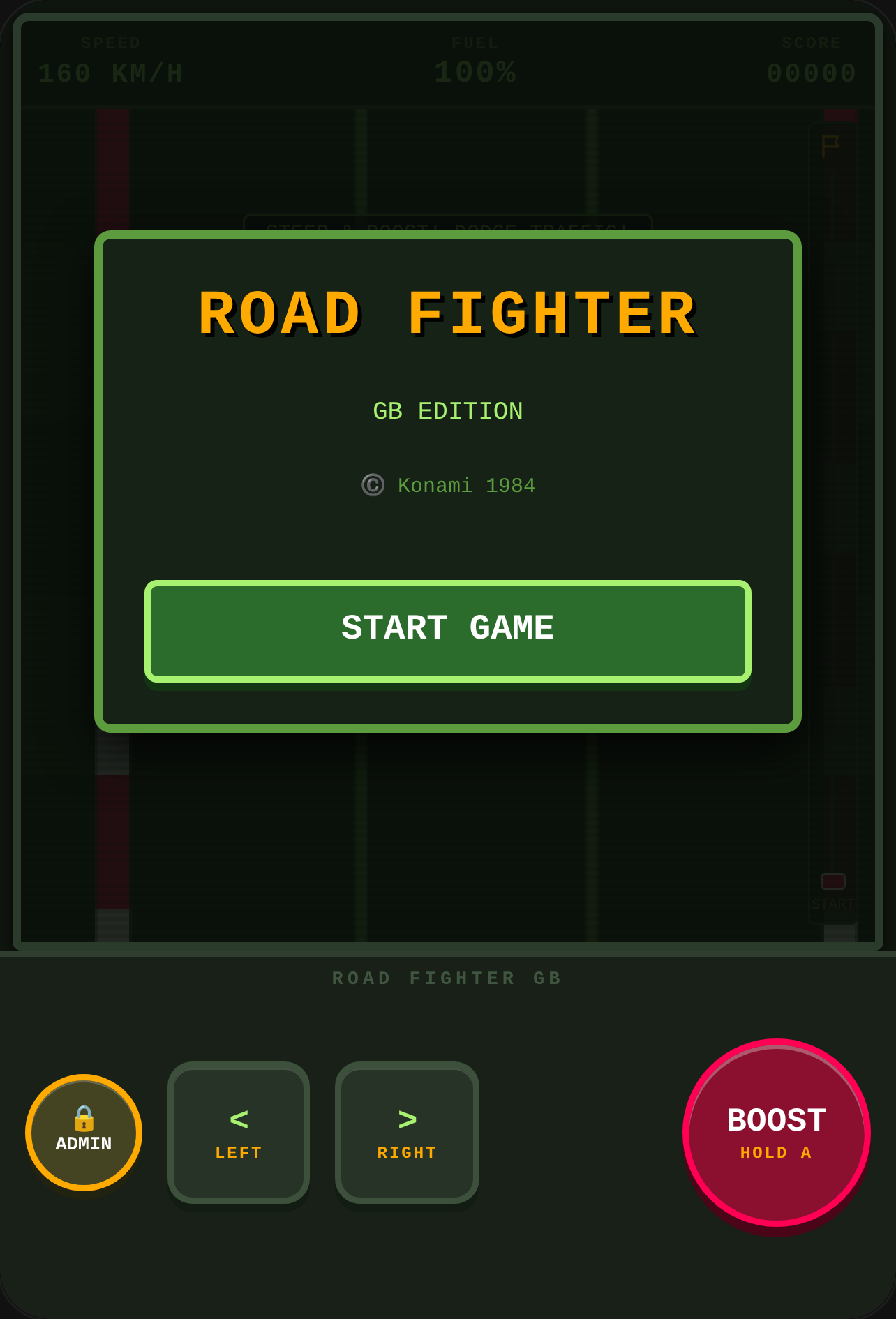 ROAD FIGHTER: GAMEBOY EDITION cover