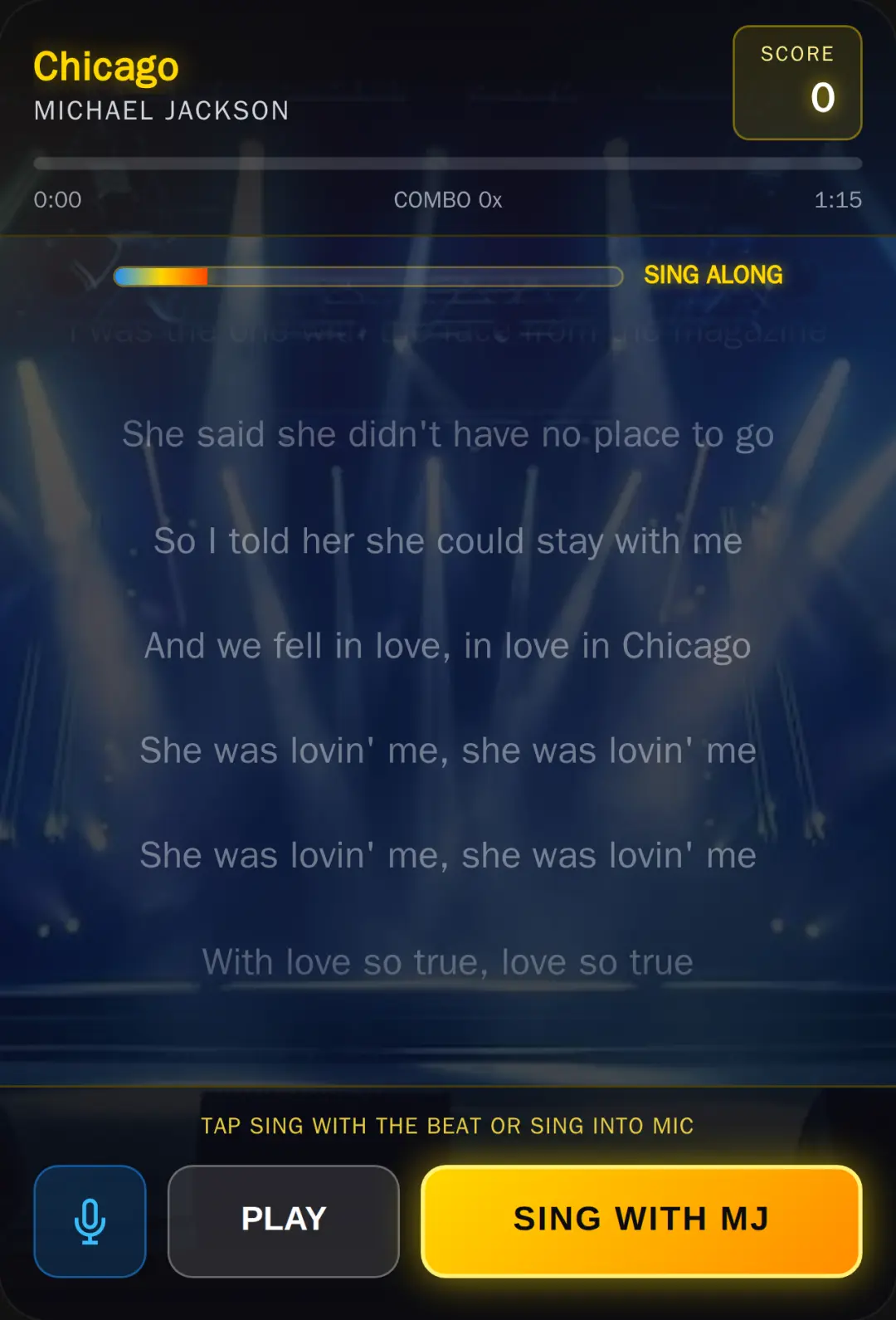 Michael Jackson - Chicago Karaoke cover