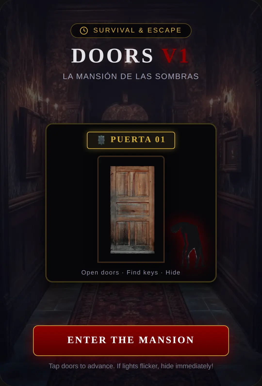 Doors:The haunted mansion cover