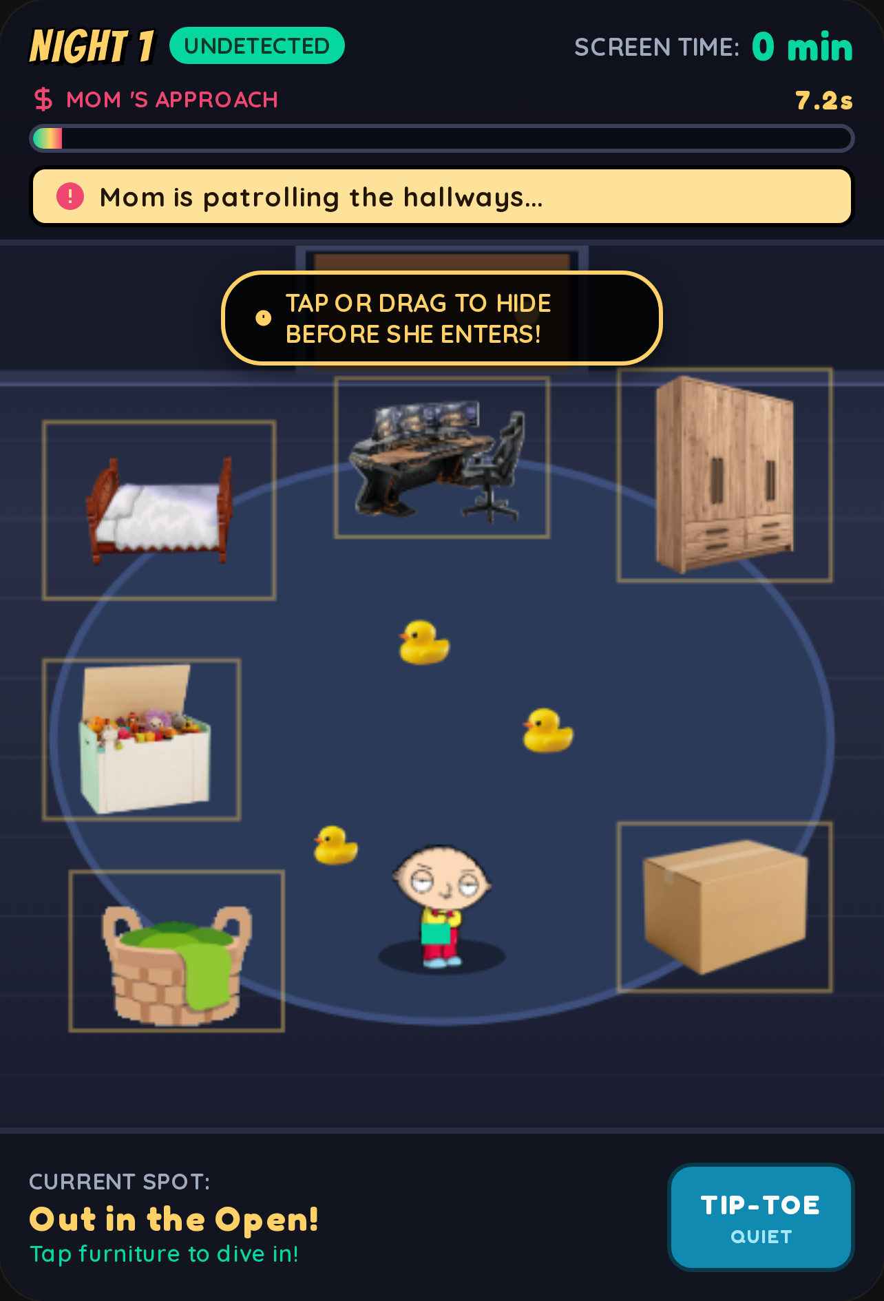 Hide From Mom! : more Hiding places and characters to face off: cover