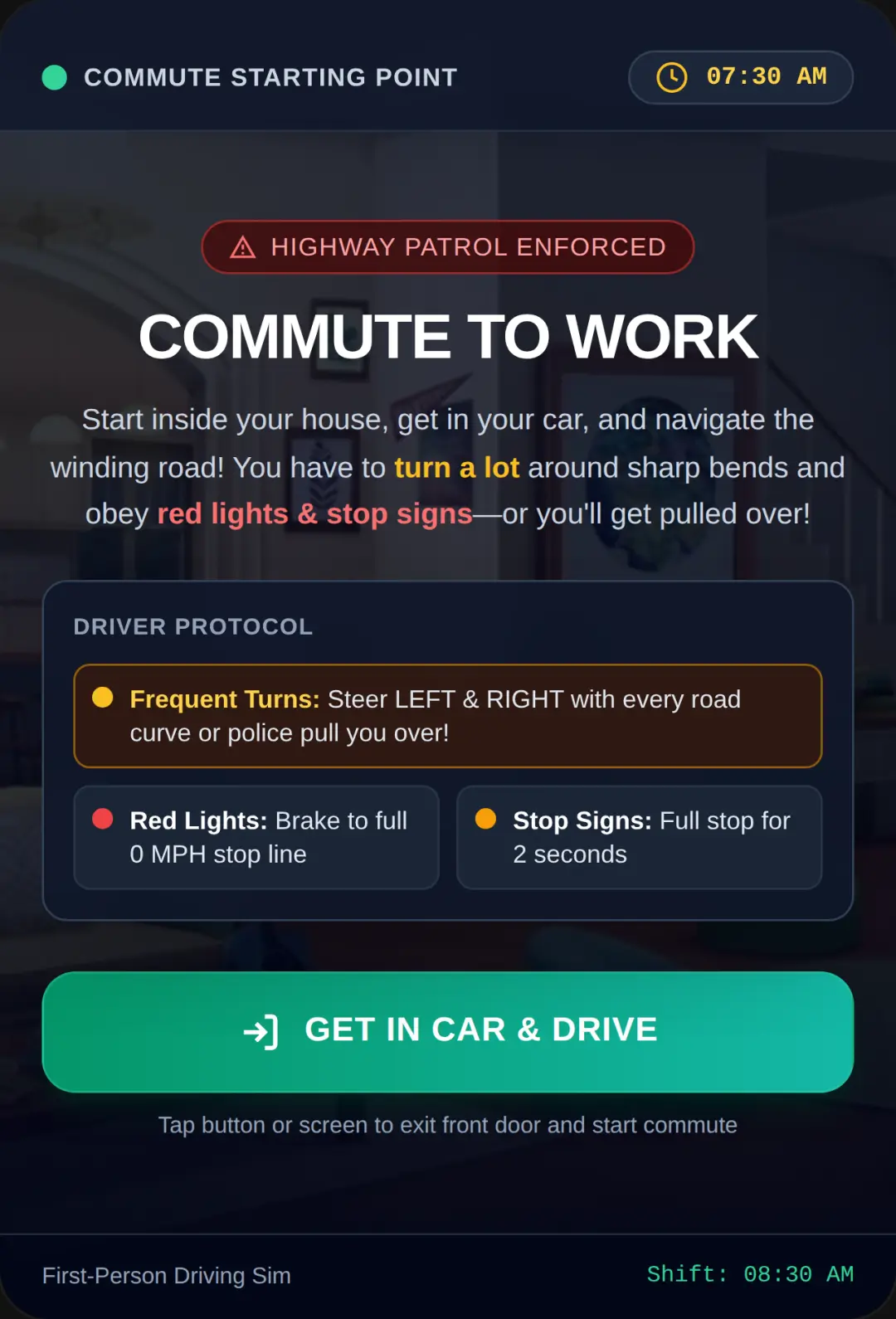 Highway Commute - Driving Simulator cover