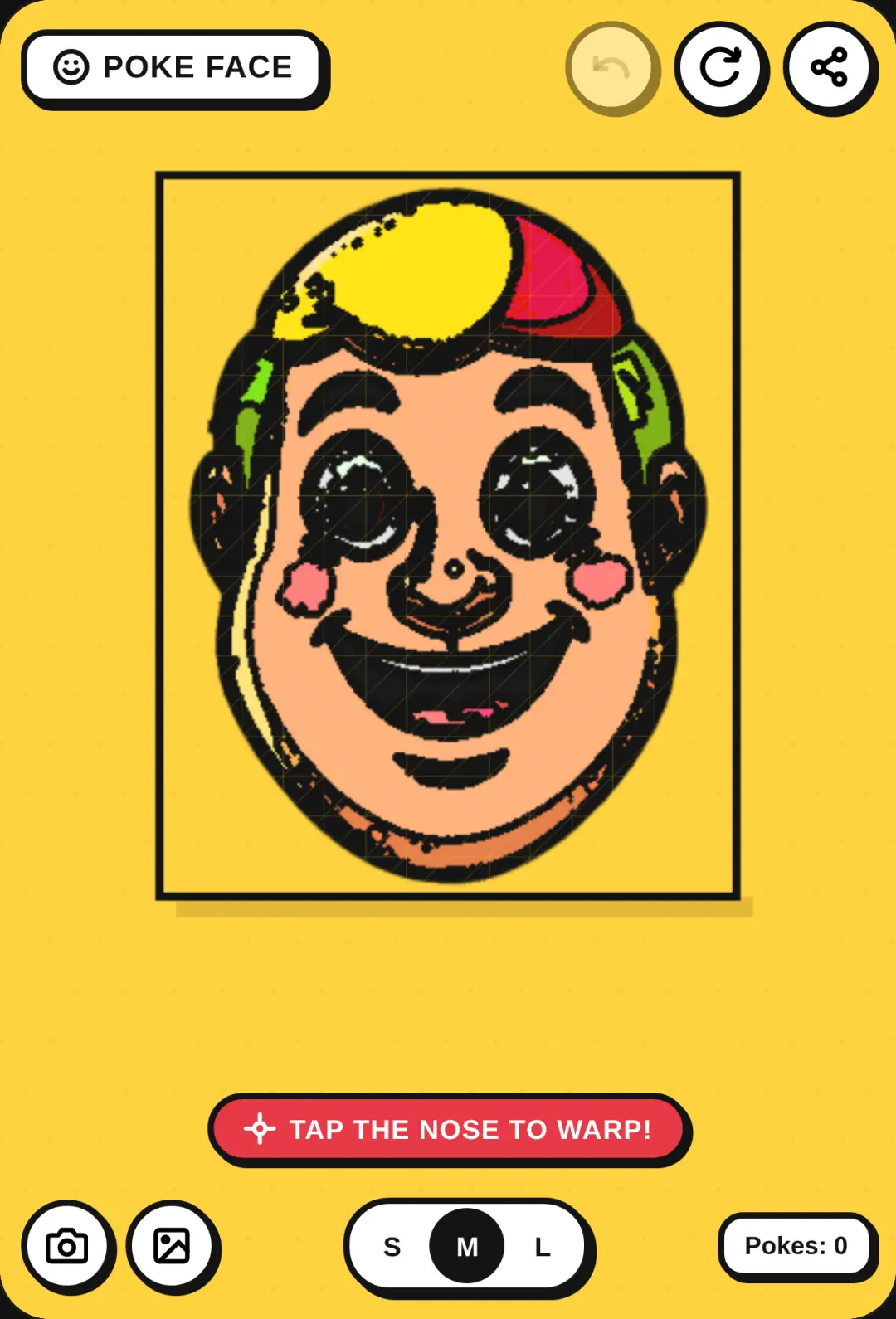 Poke Face — Cartoon Caricature Booth cover