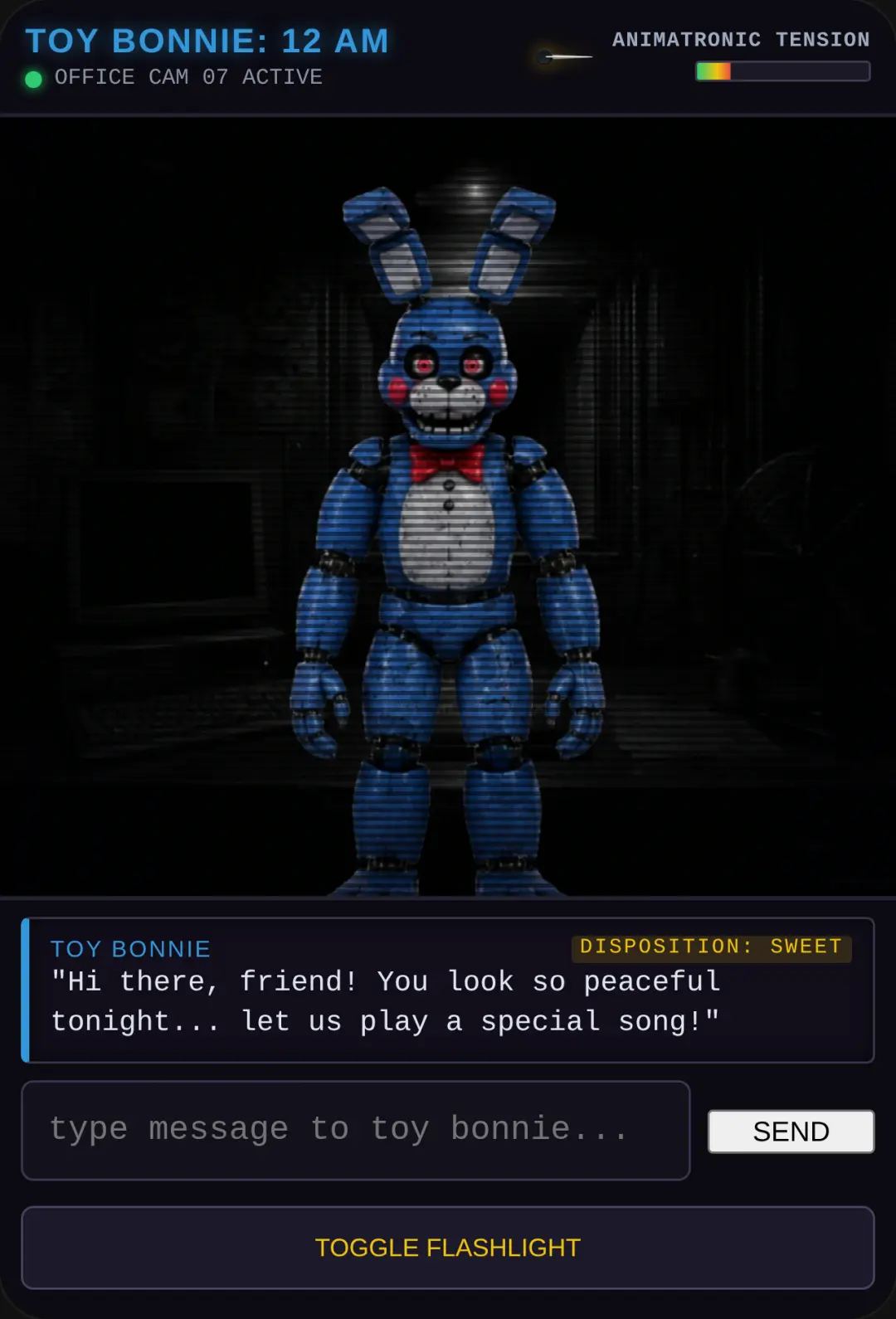 Chat with toy bonnie! cover