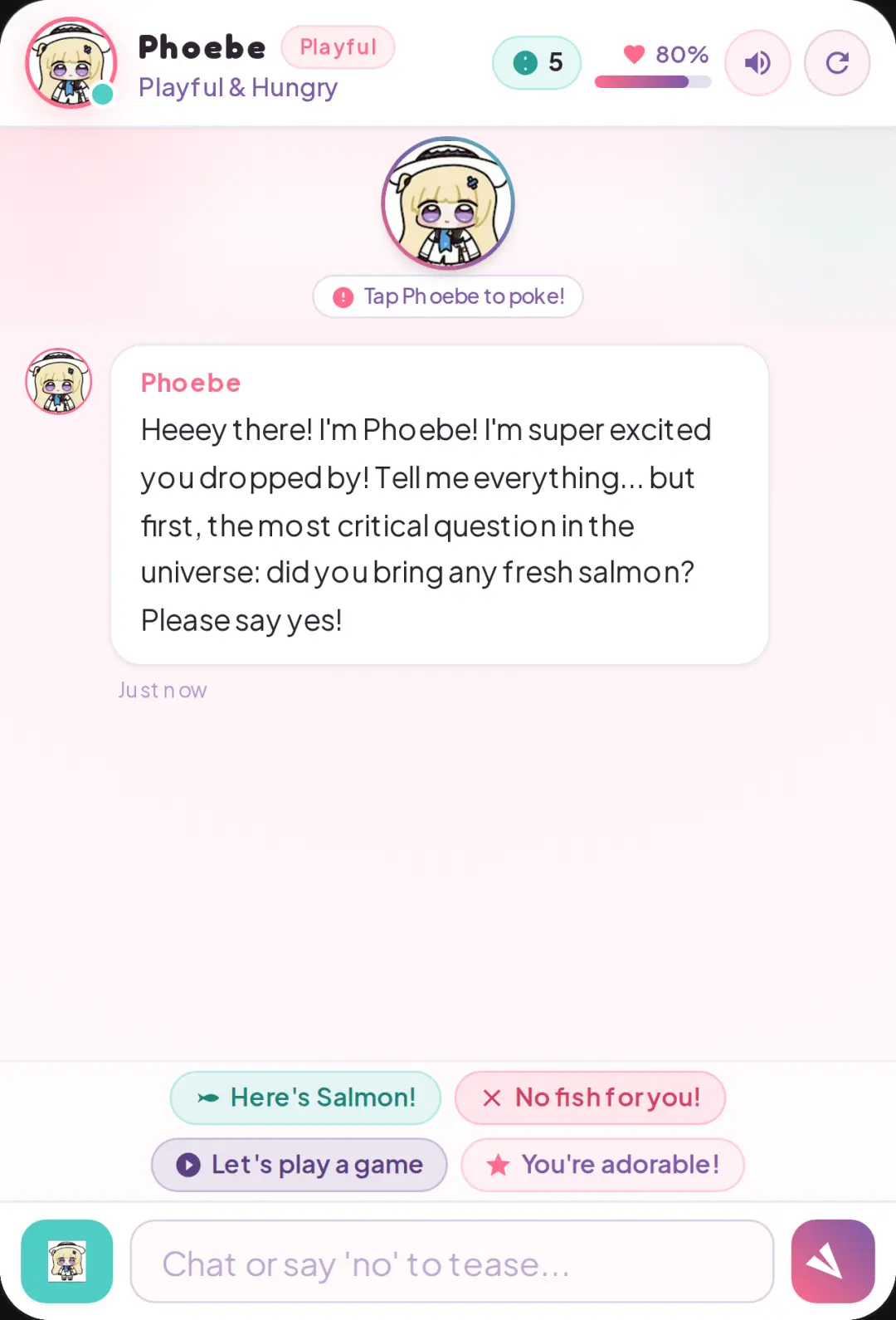 Phoebe - Chibi Companion Chatbot cover