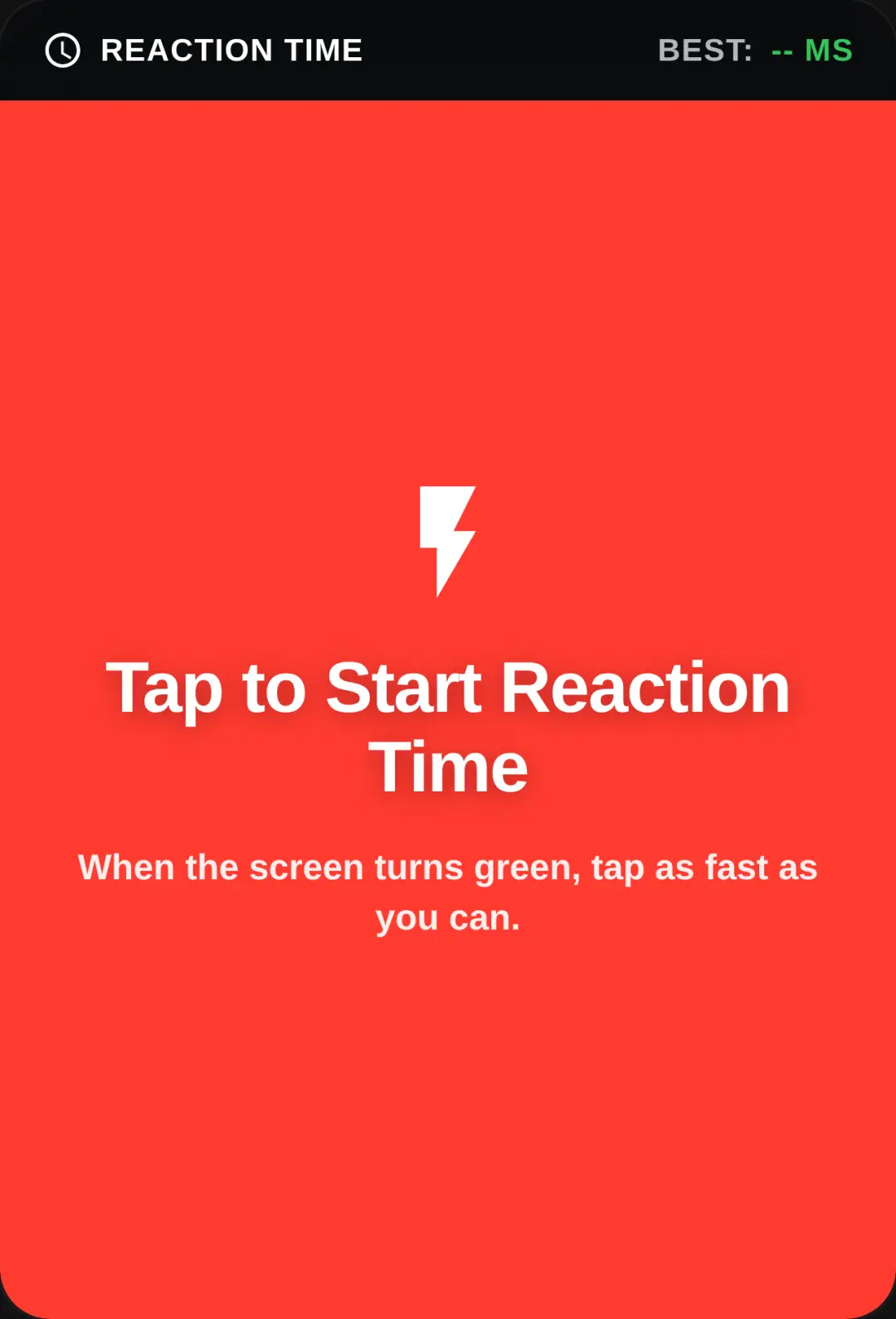 Reaction Time Test cover