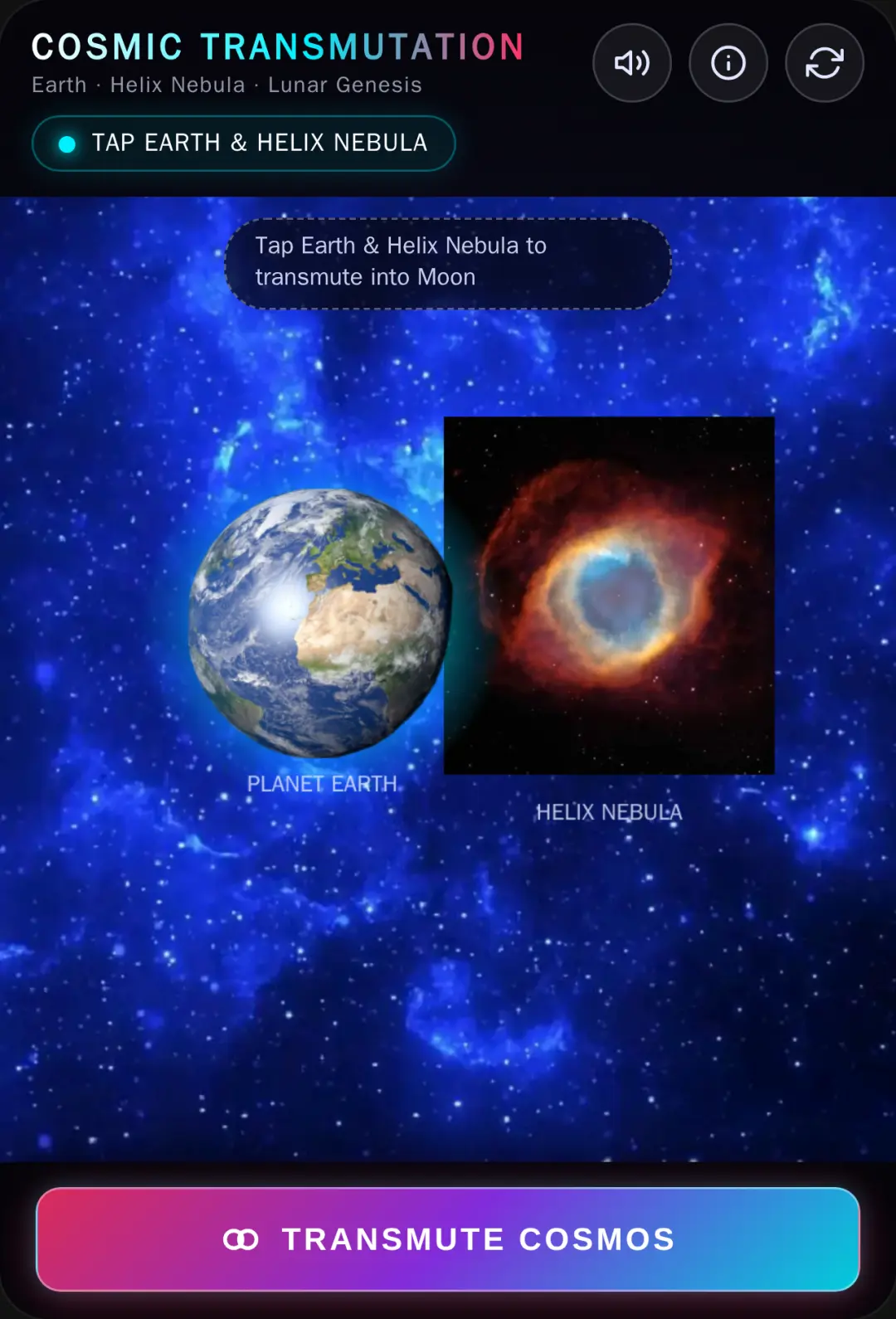 Cosmic Transmutation: Earth, Helix & Moon cover