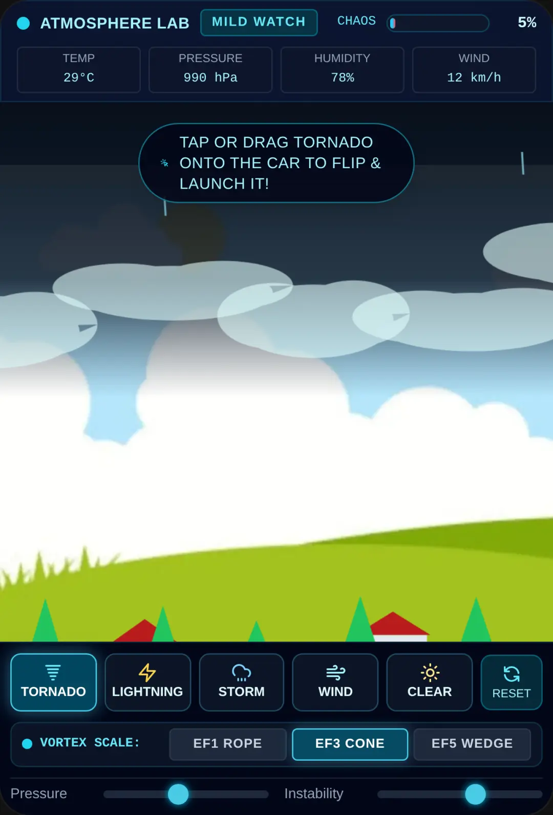 2D Weather Simulator: Storms & Tornadoes cover