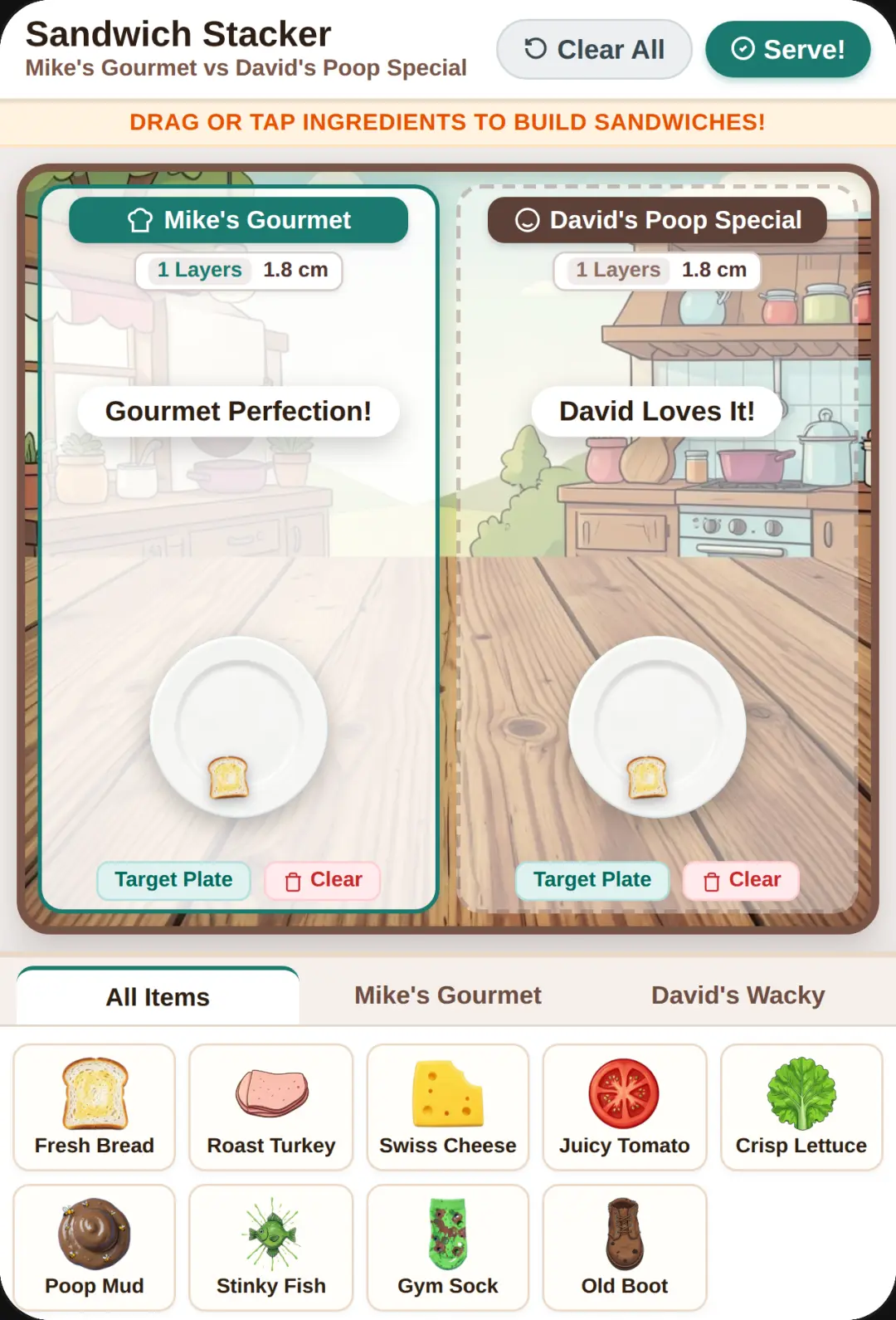 Mike & David's Sandwich Shop cover