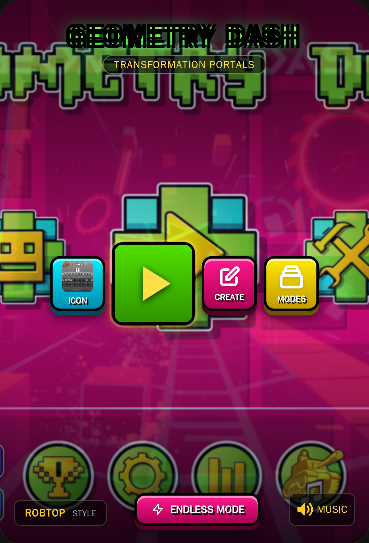 Geometry Dash - Portal Transformations cover