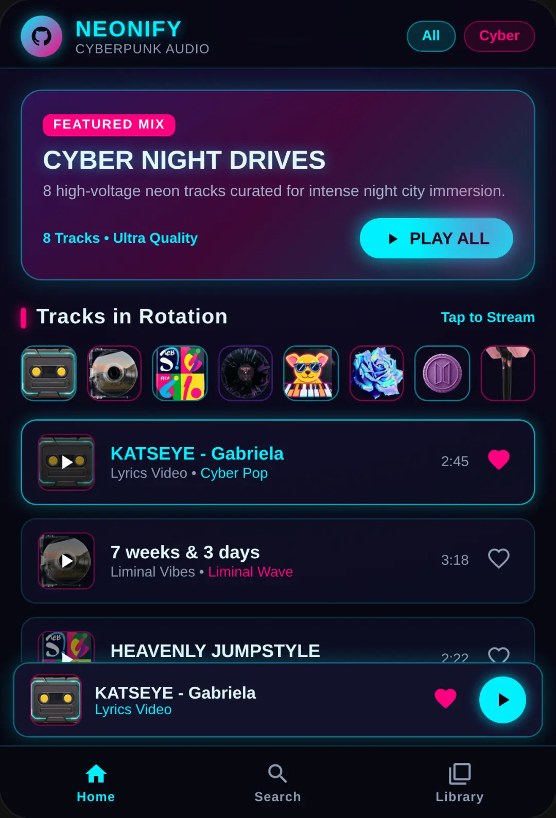 Spotify + neon = neonify. Pls play it it took me soooooooo long too too thissss cover