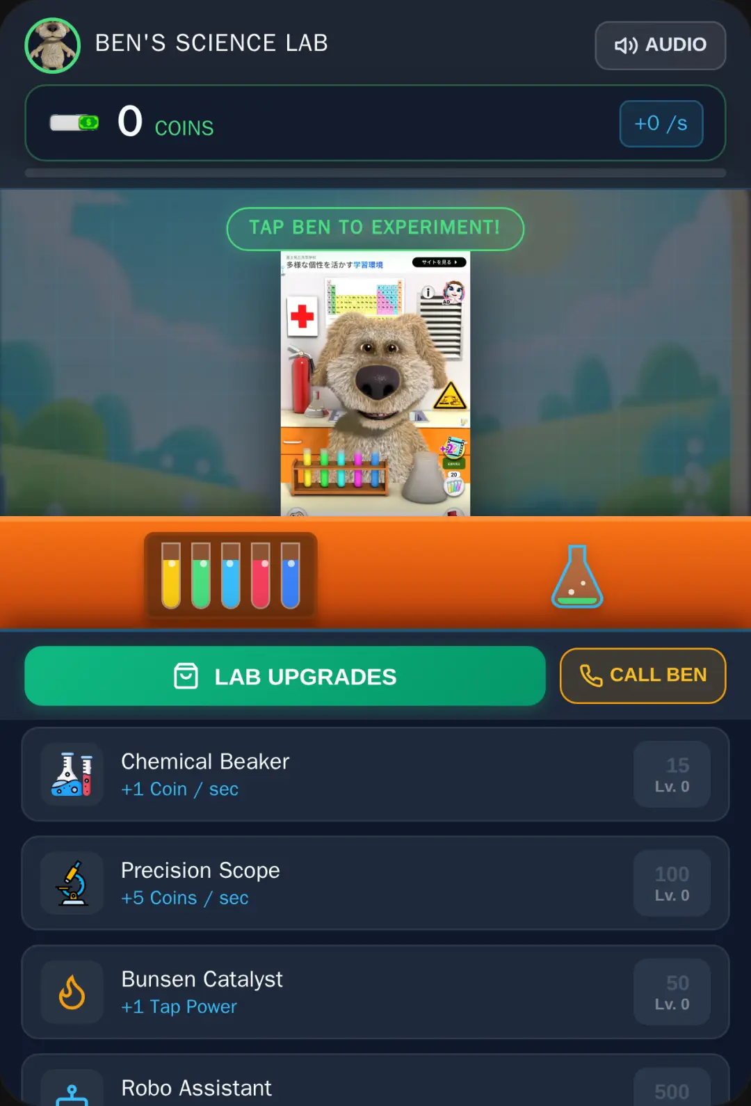 Talking Ben's Science Lab Clicker cover