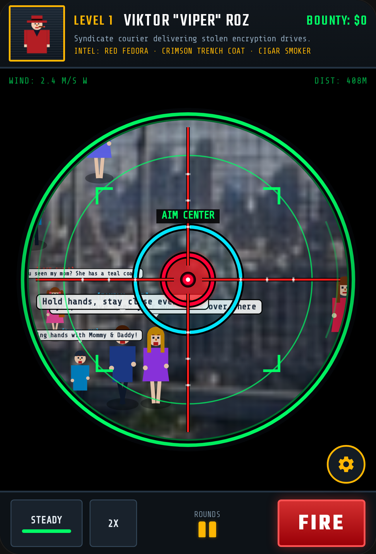 Sniper! Find the target, don't let the target escape, or... Don't shoot the wrong one😅 cover