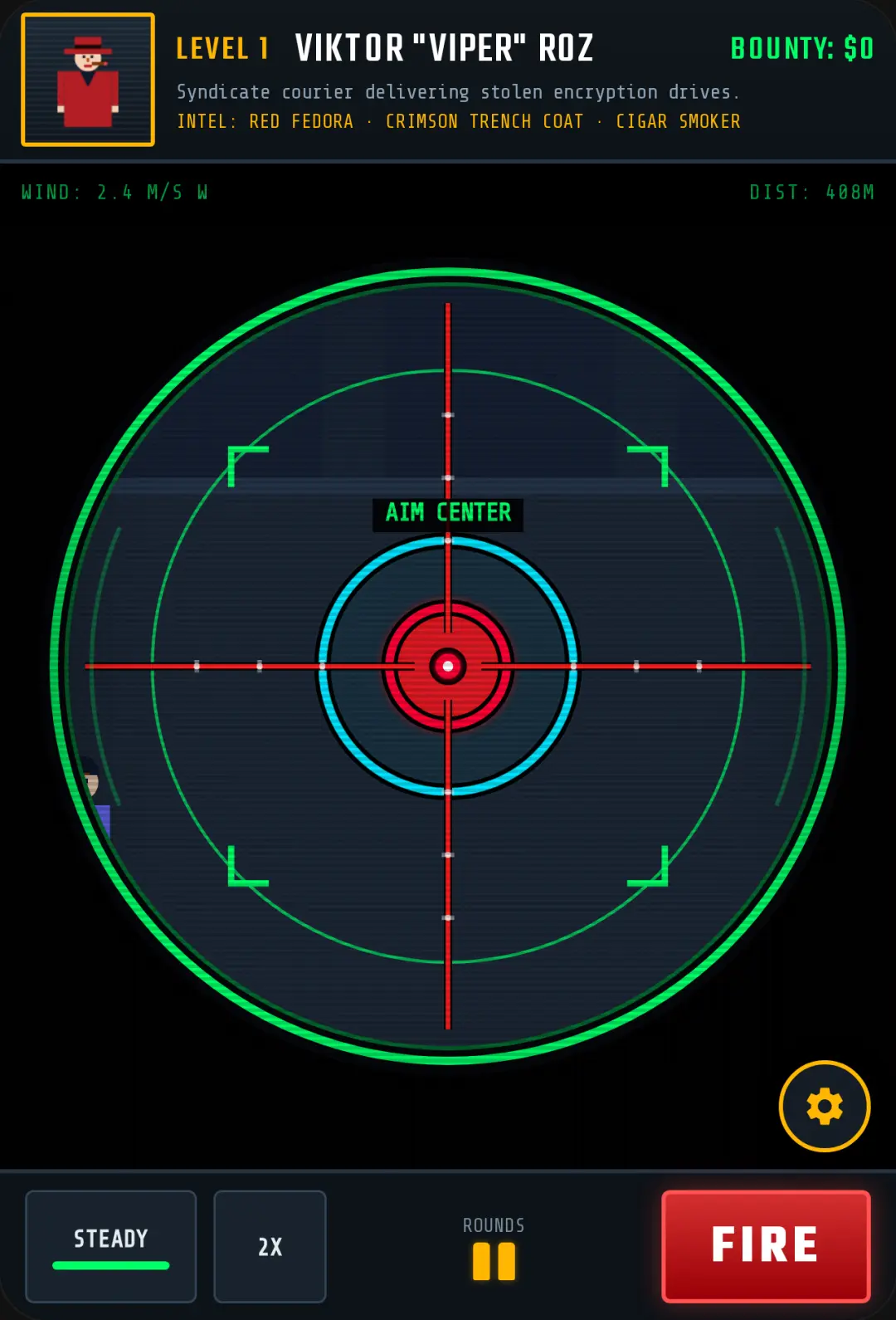 Sniper! Find the right target, shoot the criminal! Don't shoot the one wrong!