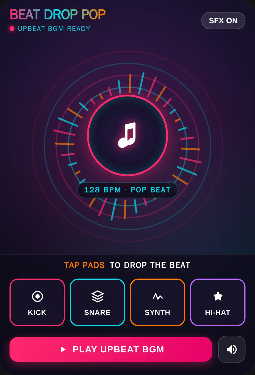 Beat Drop Pop - Upbeat Rhythm Toy cover
